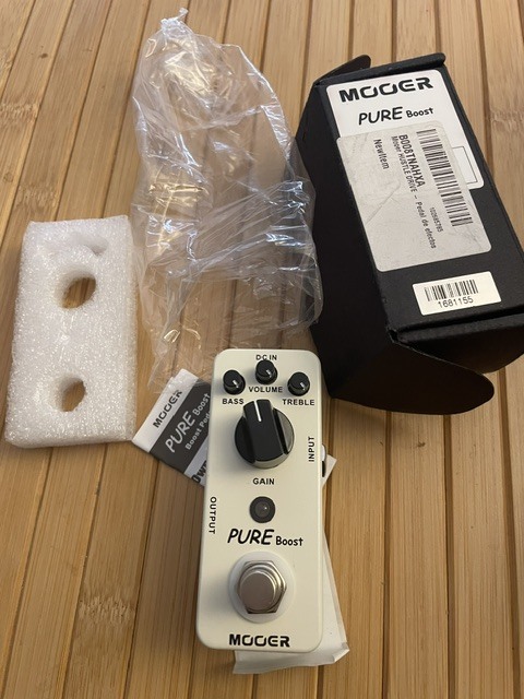 vends mooer pure boost neuf