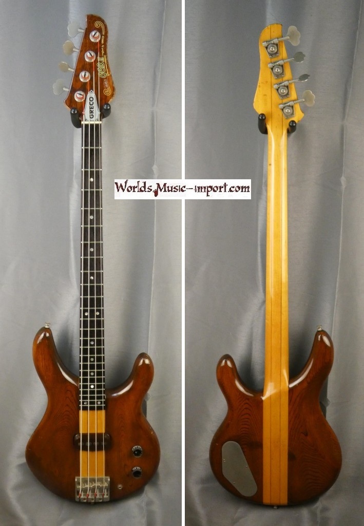 GRECO Bass GOB II Dark Natural 1979 japon import