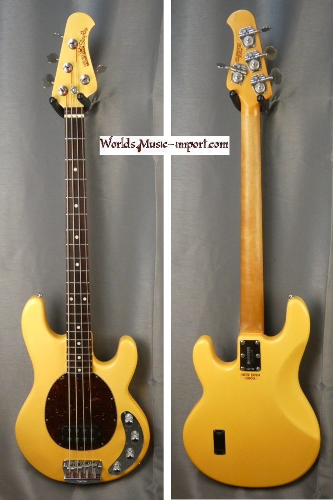 MUSICMAN StingRay 4c "Limited Edition" 75 exemplaires 2005 Buttercream USA import Japon