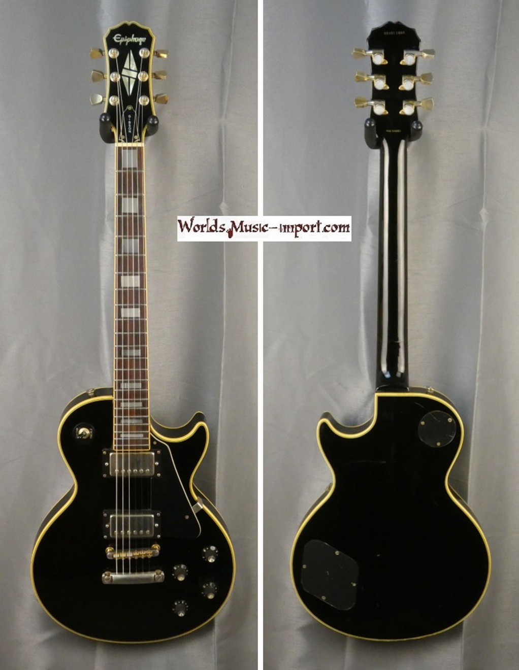 EPIPHONE by GIBSON Les Paul Custom Black 1994 Korea import japon