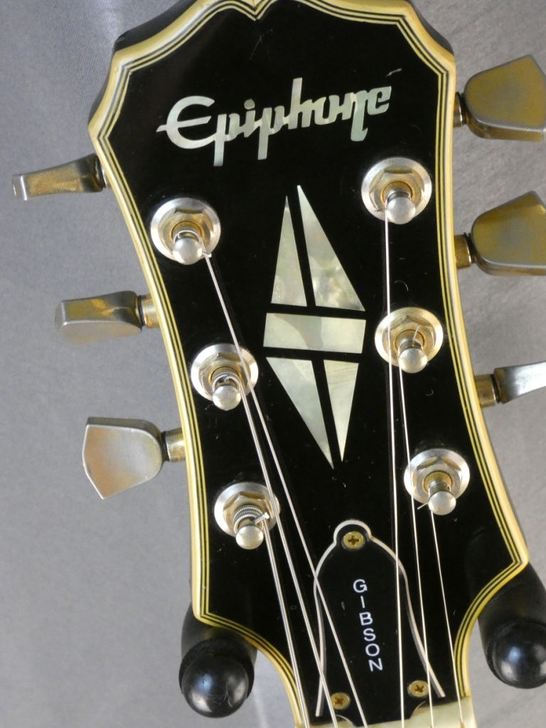 epiphone by gibson les paul custom black korea import japan (2)