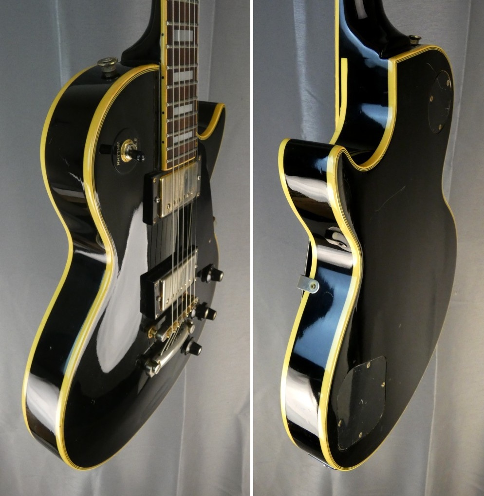 epiphone by gibson les paul custom black korea import japan (8)