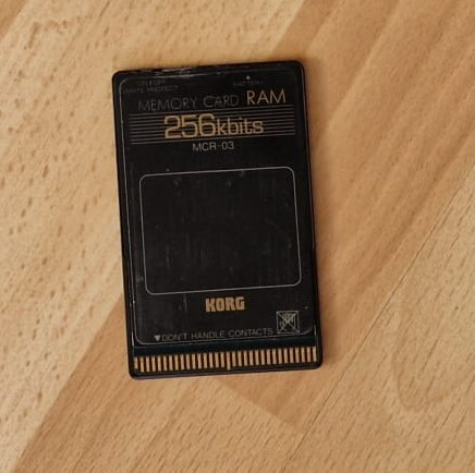KORG MCR-03 carte ram , pour M1 , Wavestation etc...