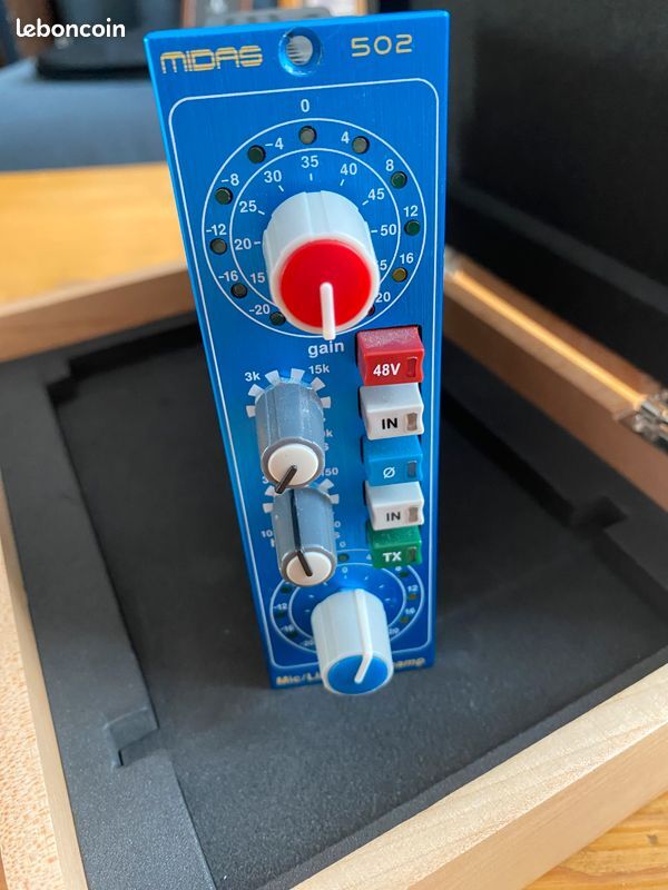 Midas 502 – Préampli Micro 500 Series