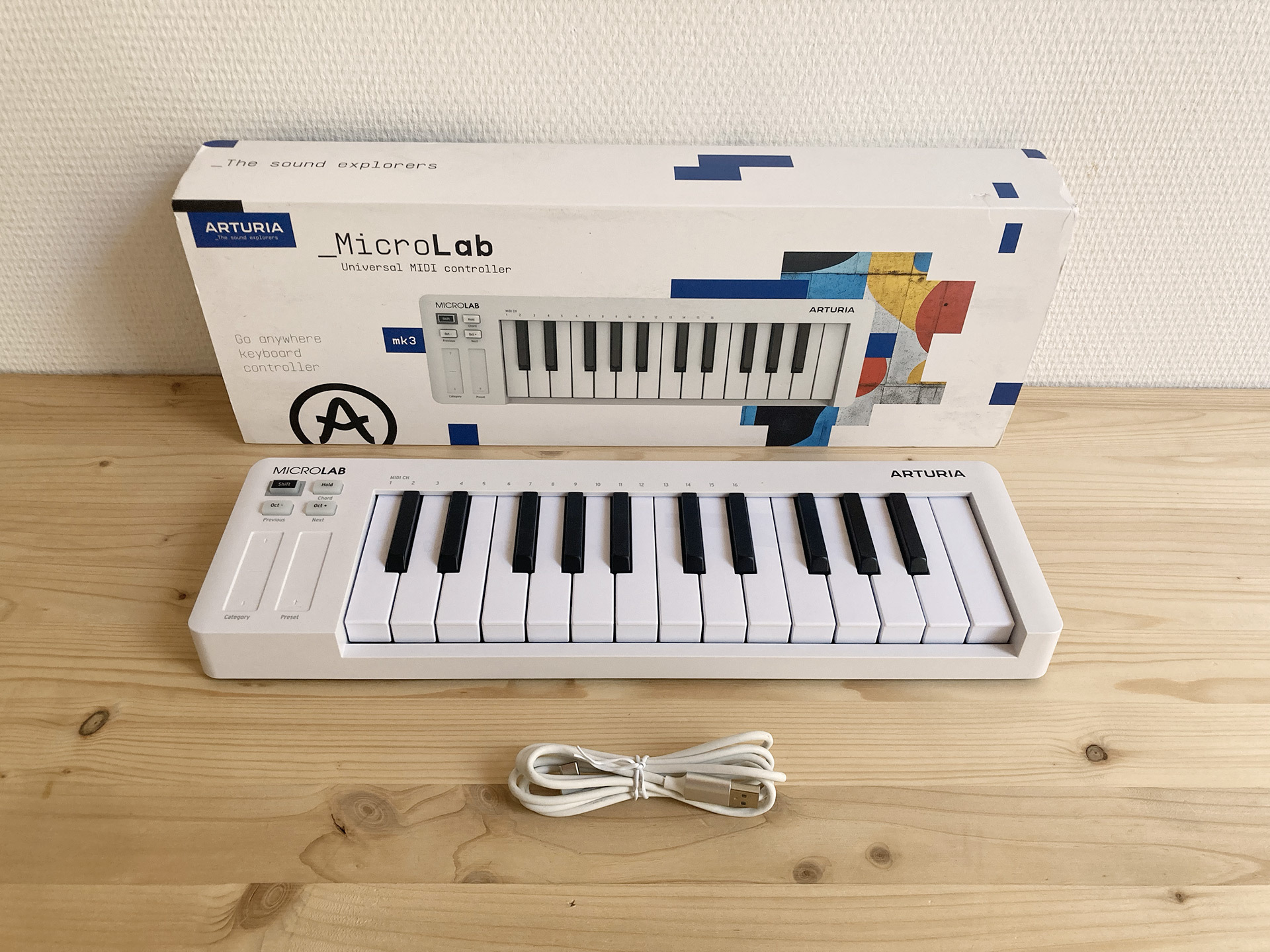Arturia MICROLAB Mk3 - Clavier MIDI [NEUF]