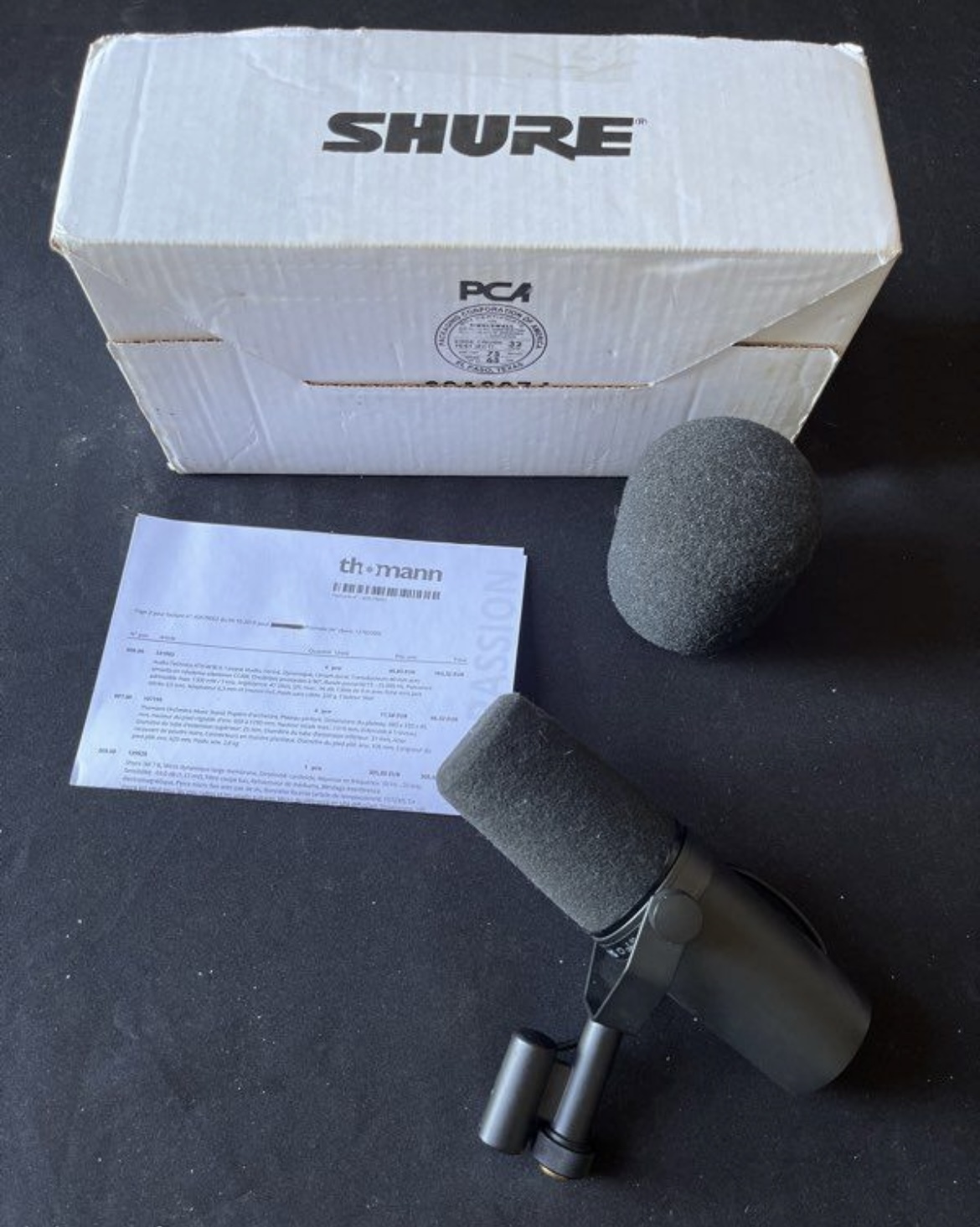 Vends Micro Shure SM7b