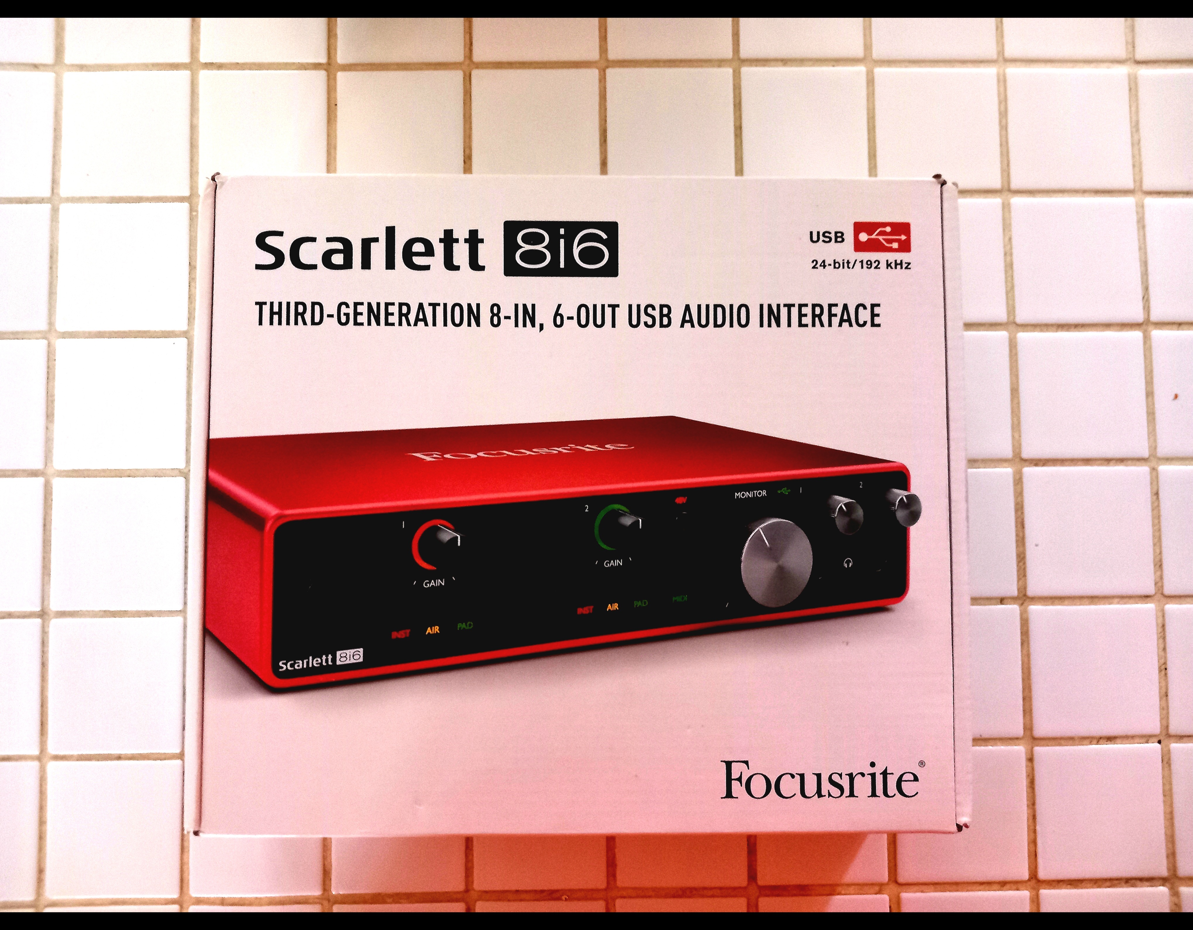 Carte son Scarlett 8i6 3ème génération 