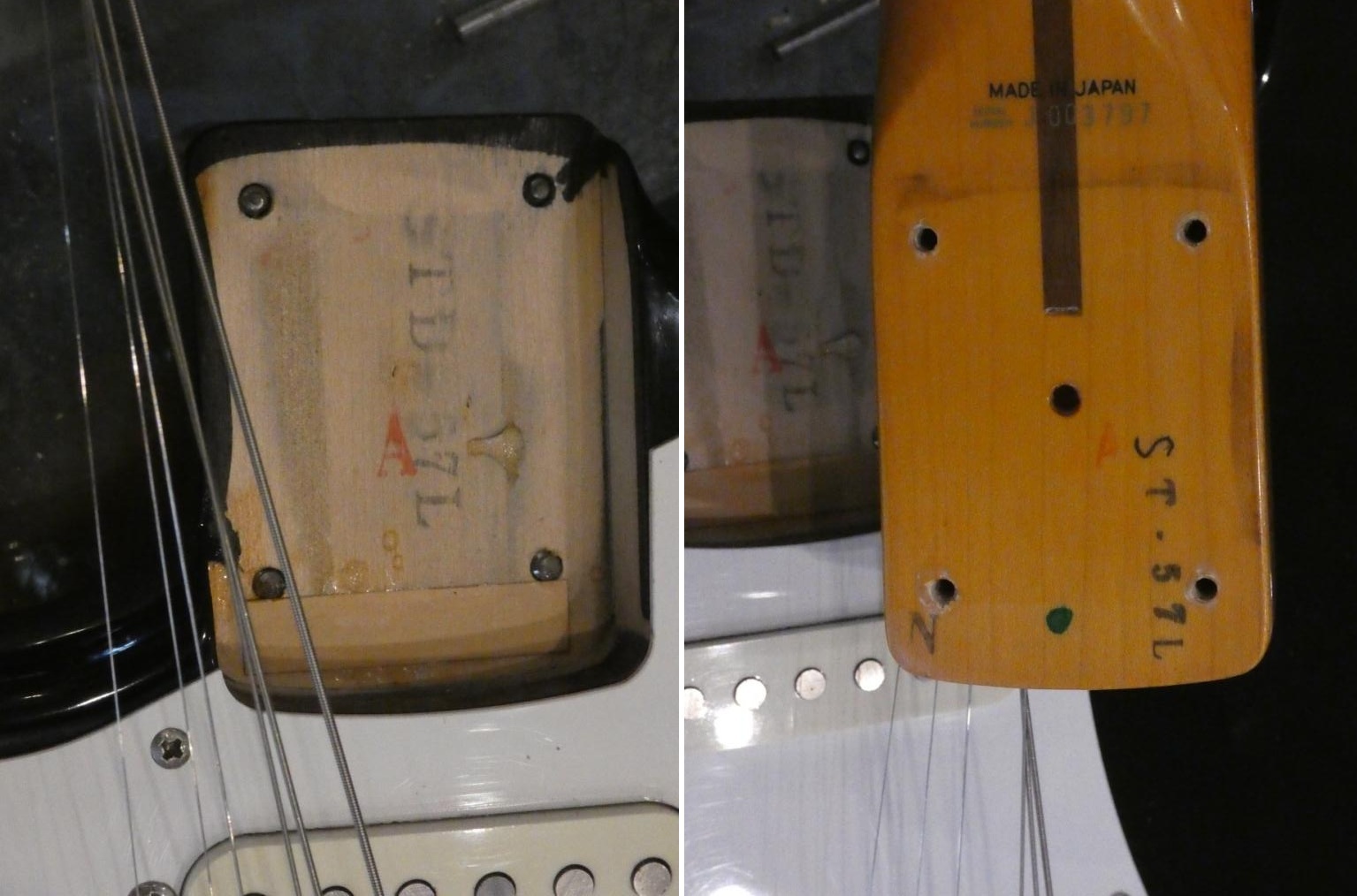 FENDER ST57-LH 1990 black (3)