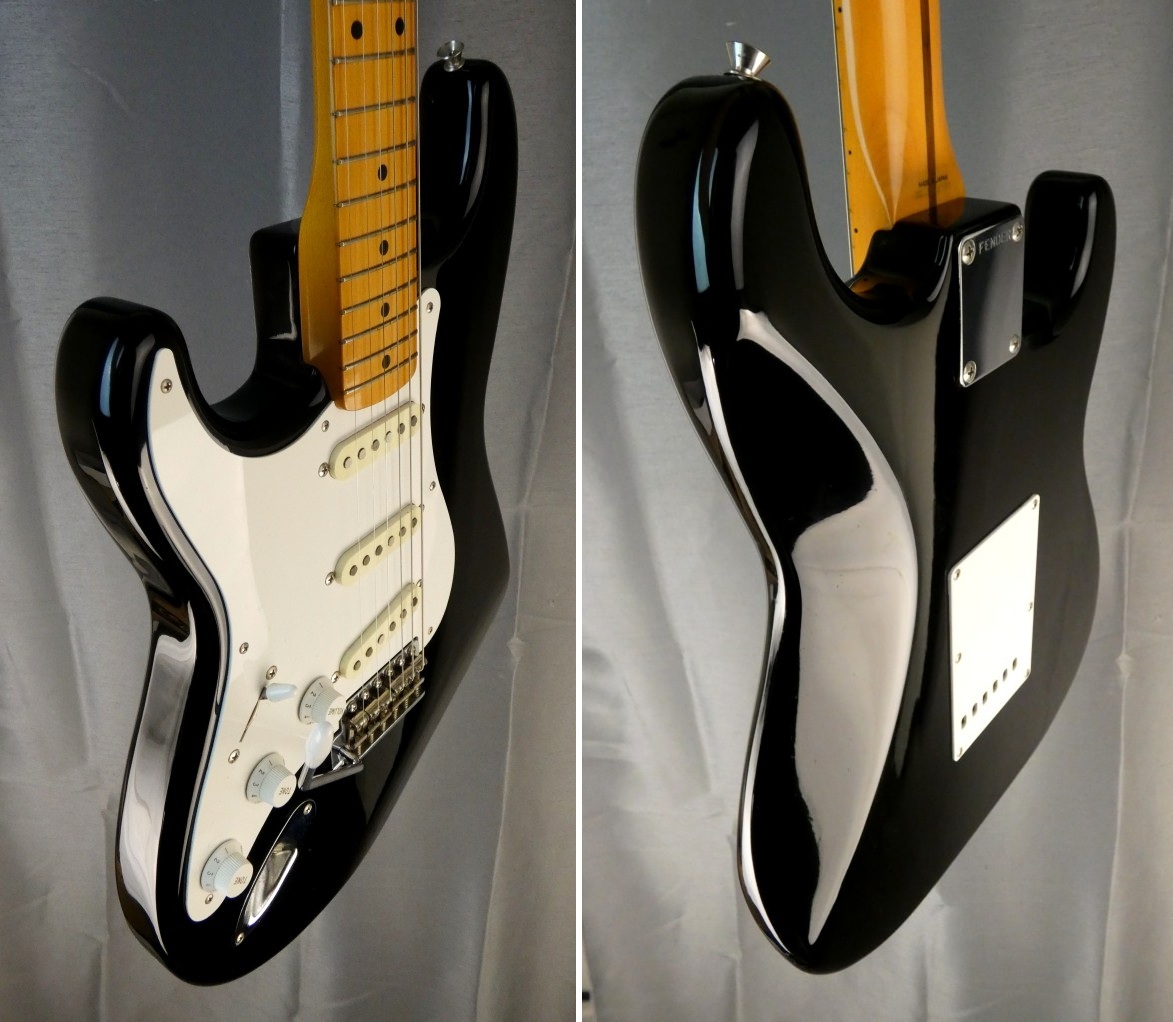 FENDER ST57-LH 1990 black (11)