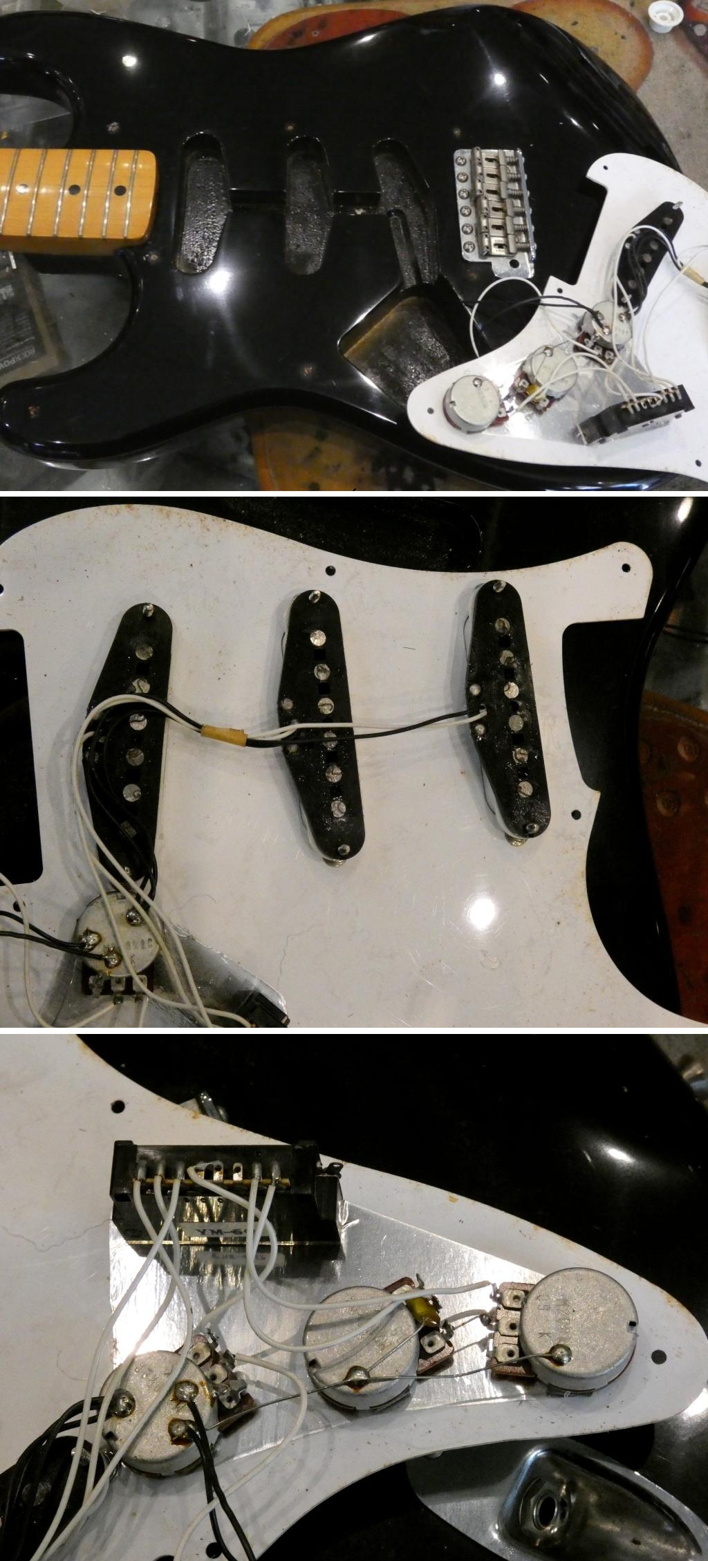 FENDER ST57-LH 1990 black (28)