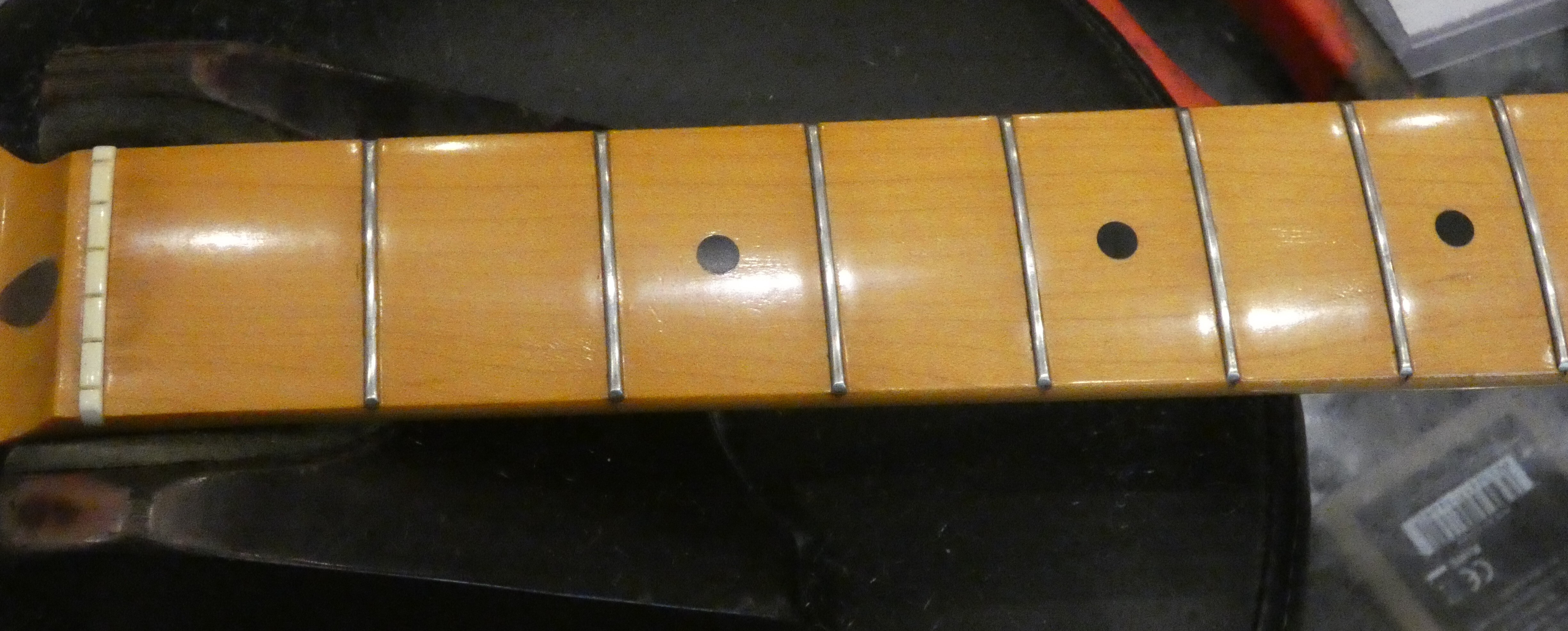 FENDER ST57-LH 1990 black (29)