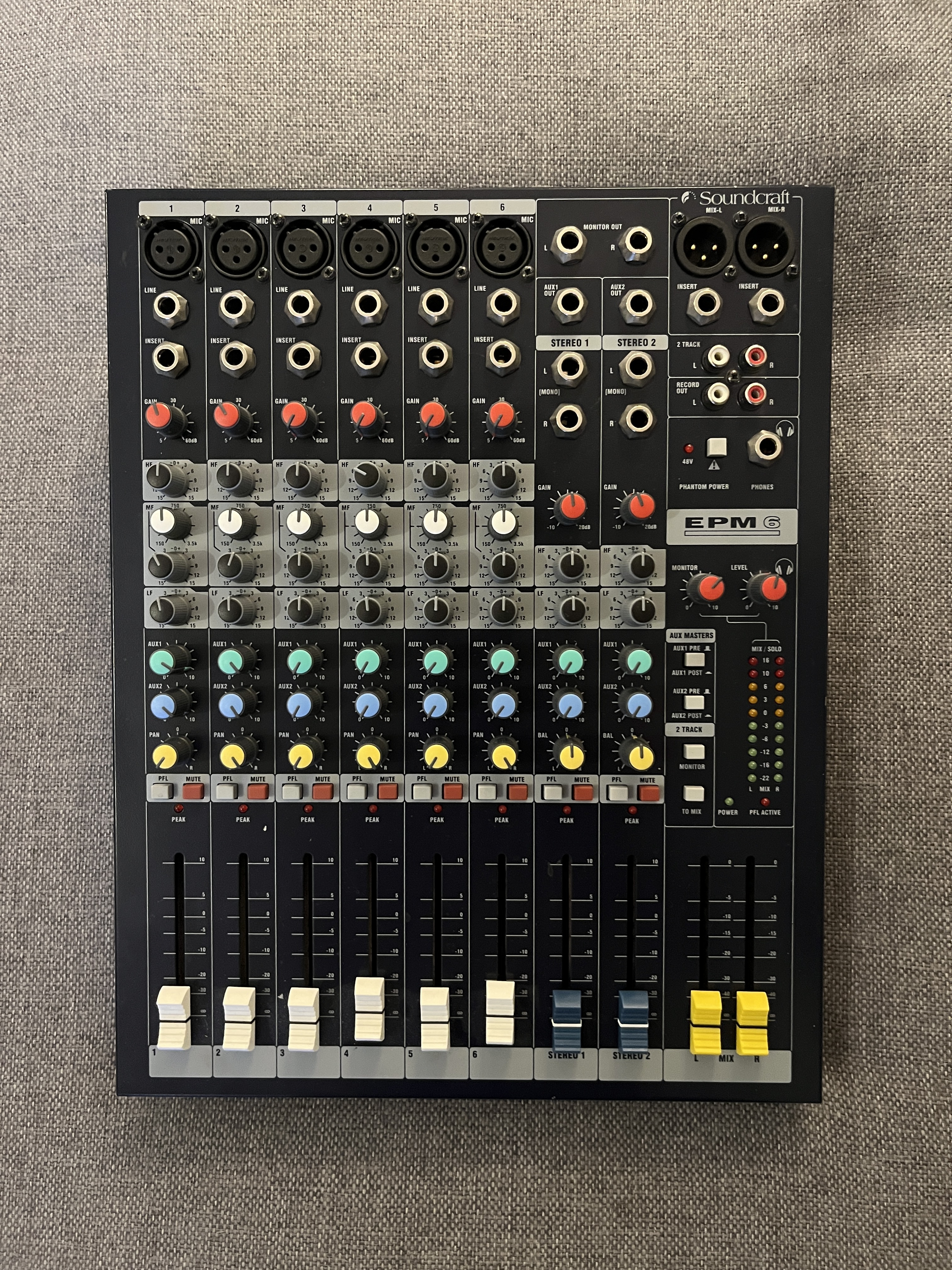 Table de mixage EPM6 Soundcraft