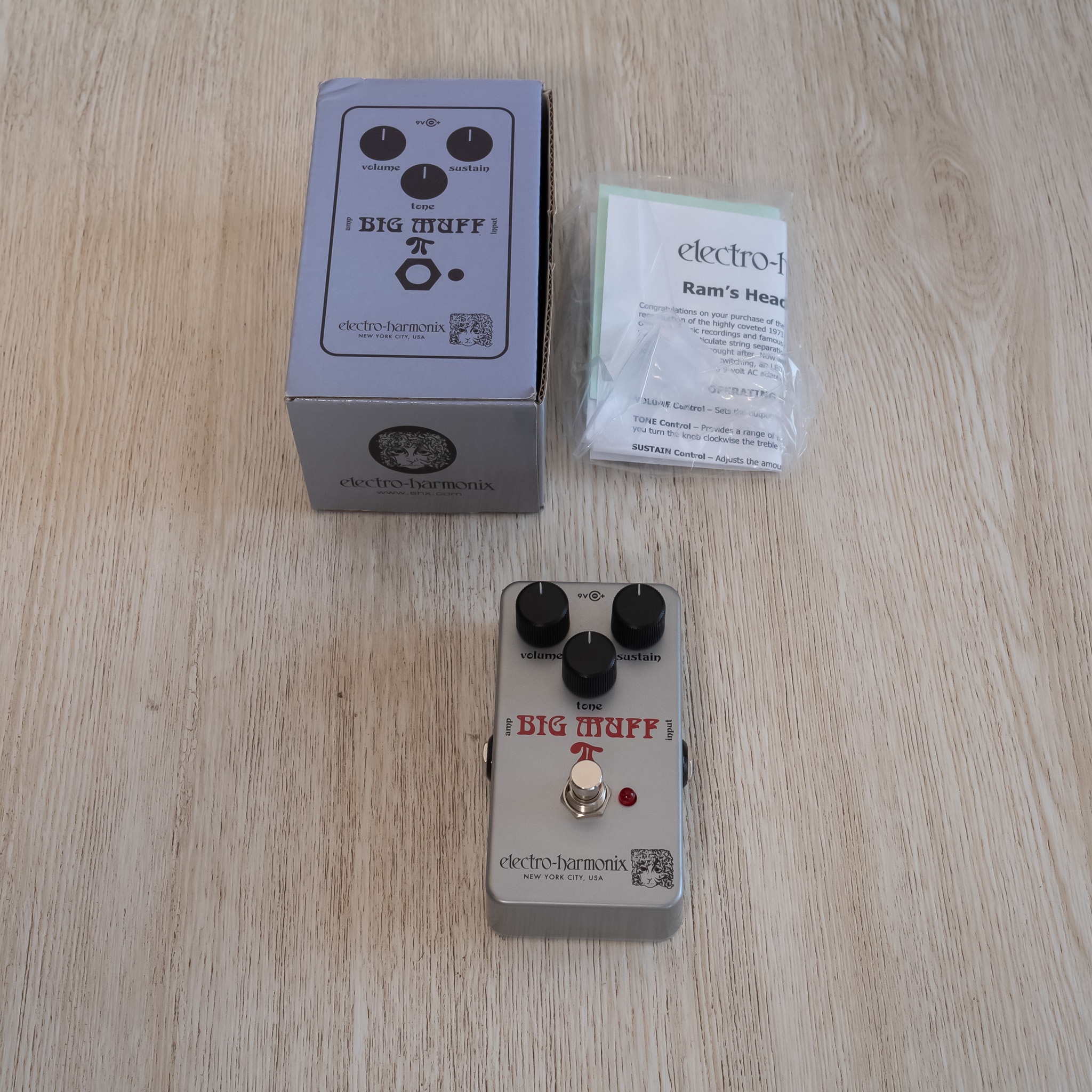 Vends pédale fuzz Electro Harmonix Ram's Head Big Muff Fuzz