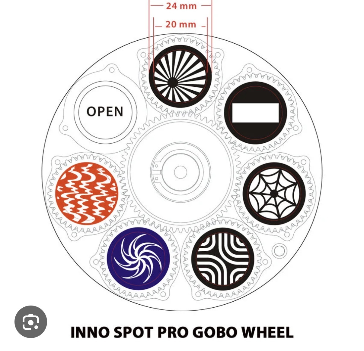 ADJ (American DJ) Inno Spot Pro Pearl (23836)