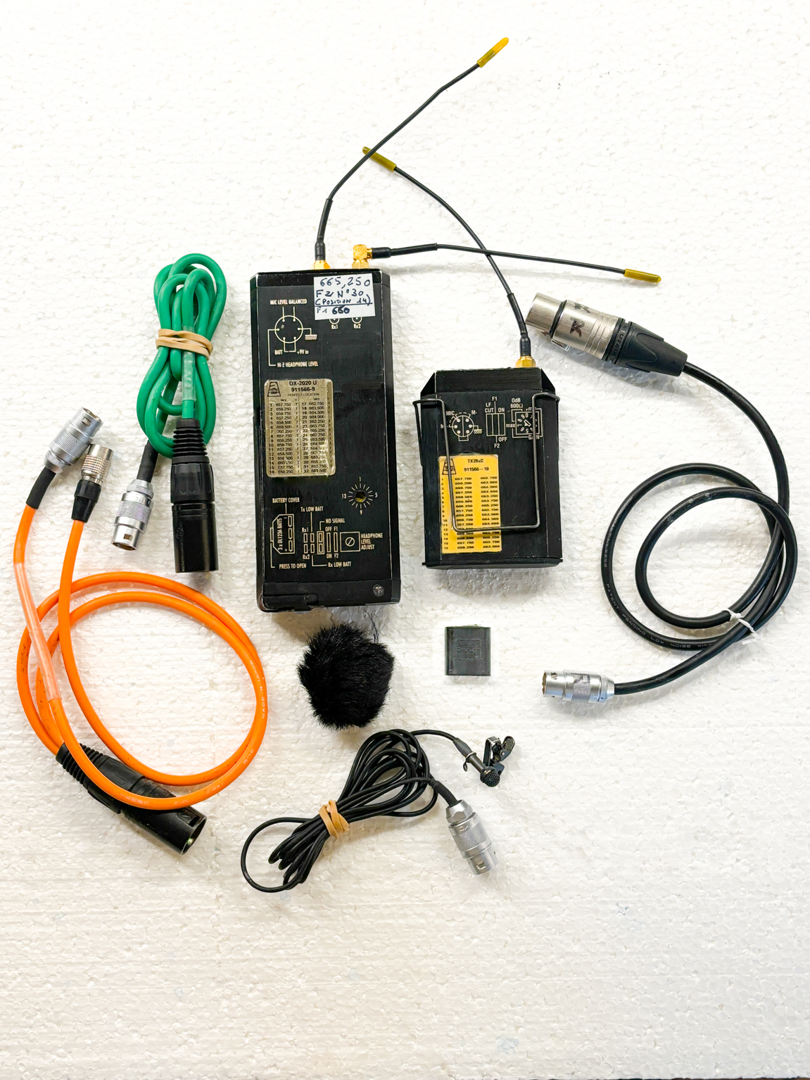 MICRO HF / LIAISON HF PRO AUDIO LIMITED: TX 2020 / DX 2020 et MICRO Cravate SANKEN COS11 et Accessoires 