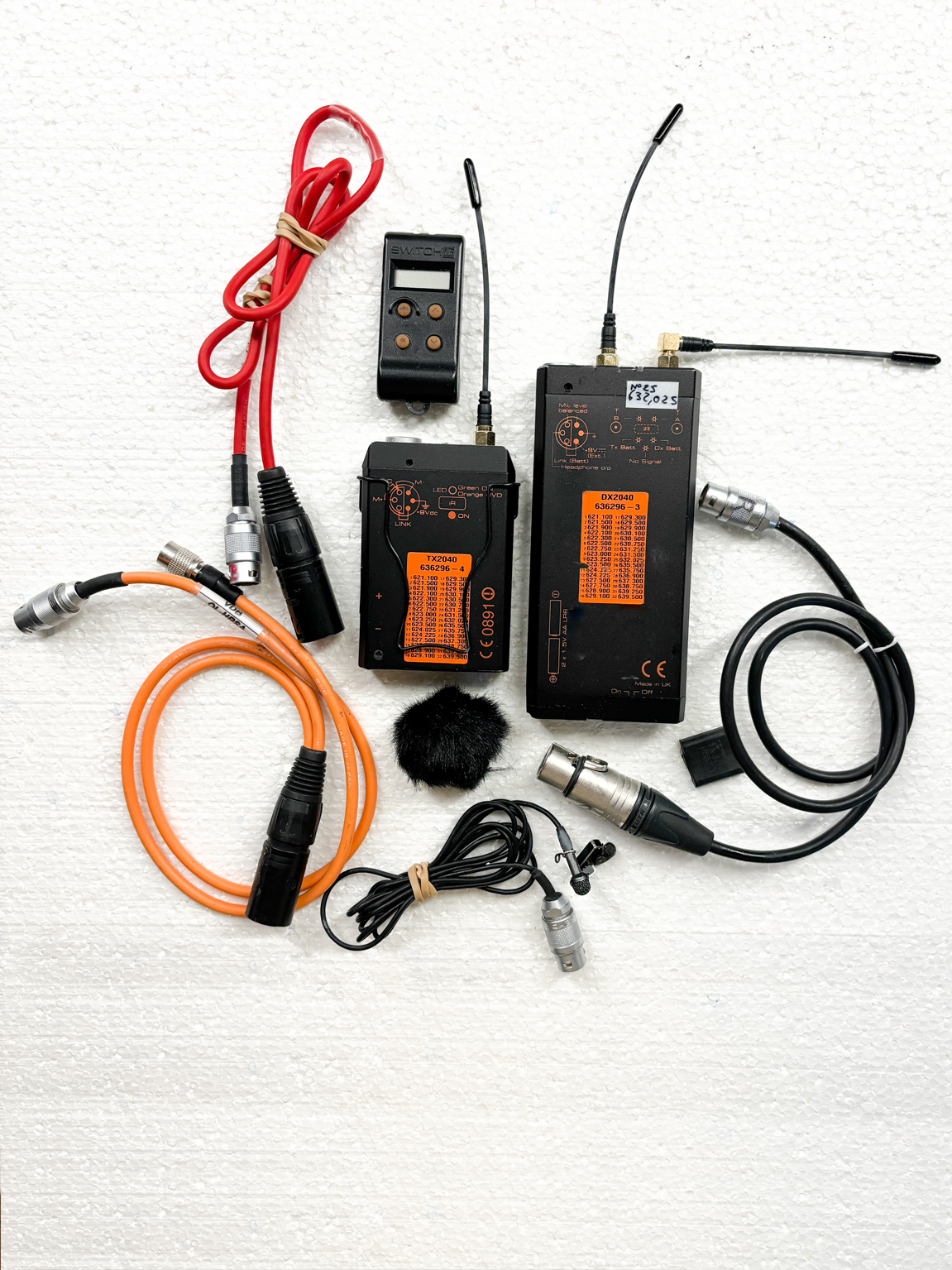 TX 2040 /  DX 2040 MICRO HF / LIAISON HF PRO AUDIO LIMITED: avec MICRO Cravate SANKEN COS11 et Accessoires 