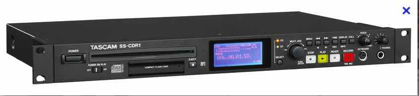 TASCAM SS-CDR1 GRAVEUR DE CD et ENREGISTREMENT sur CD ou CARTE CF + TRANSFERT