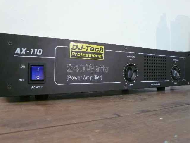 AMPLIFICATEUR SON pour Petite SONO MUSICIEN DJ / DJTECH AX 110