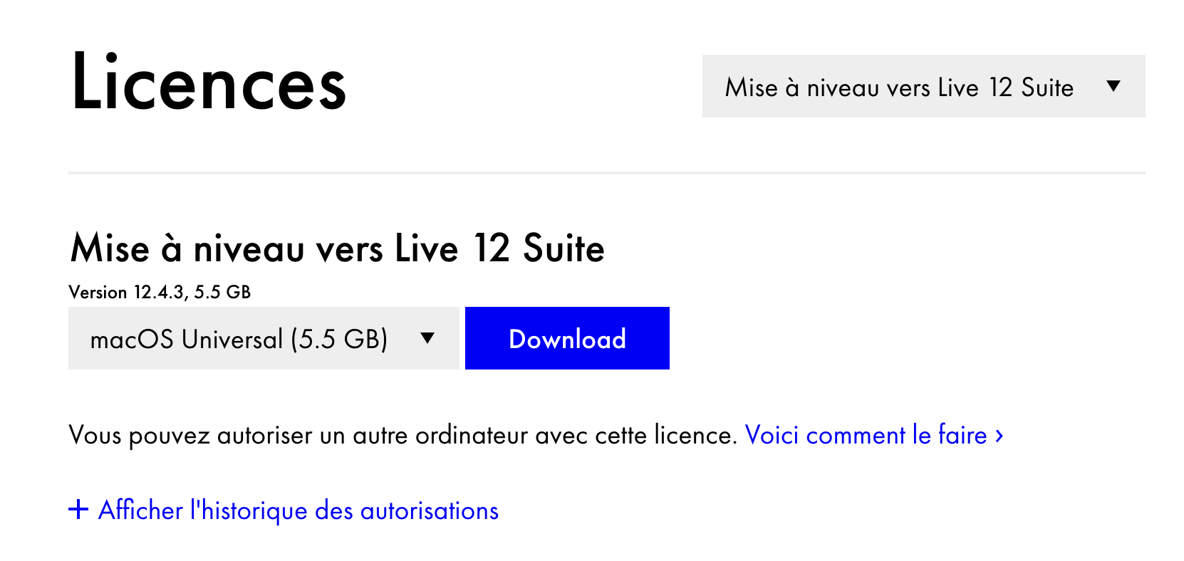 Licence officielle Ableton Live 12 Suite + plugins