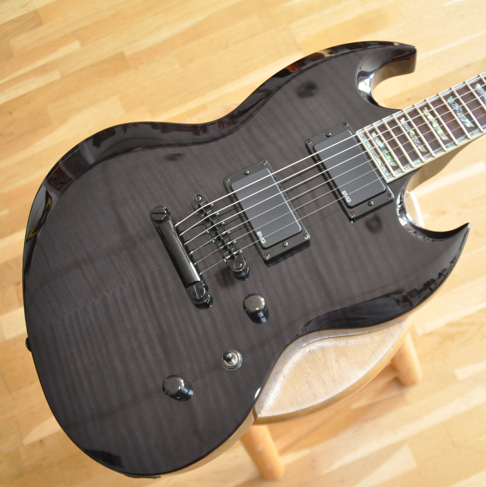 ESP LTD VIPER 1000 FM STBLK Deluxe Series (2004 Made In Korea)