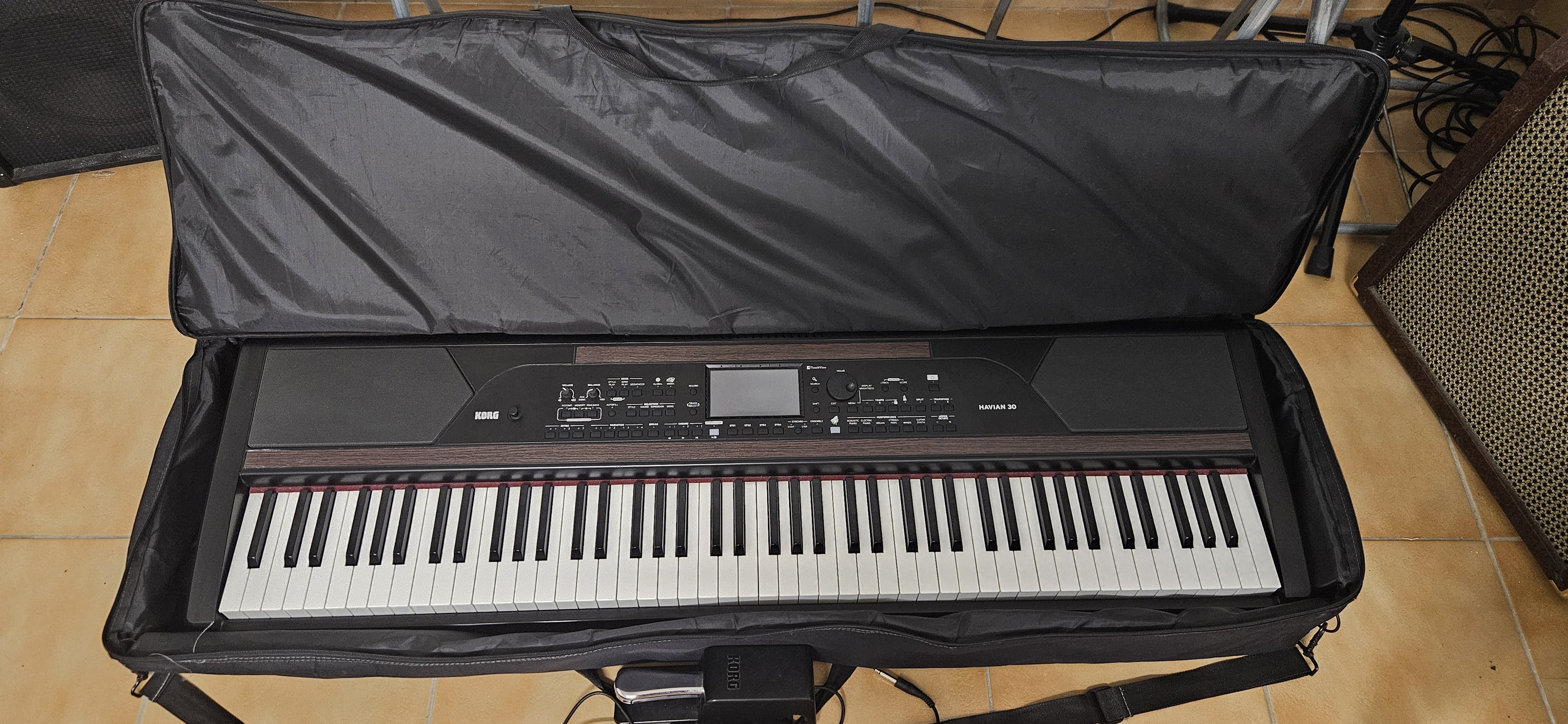 Vends piano numérique arrangeur Korg Havian 30