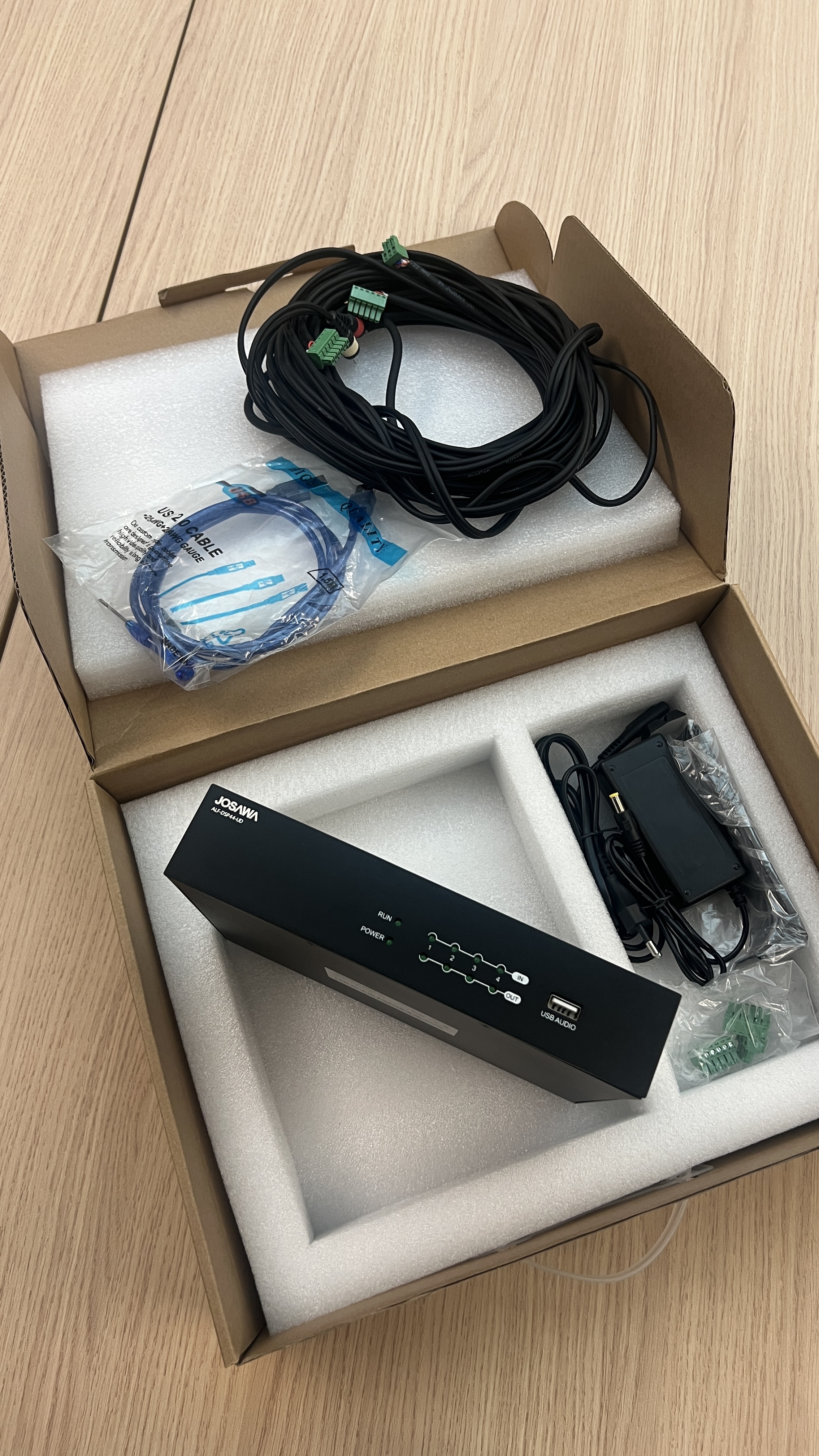 JOSAWA ALF-DSP44-UD – DSP Audio Professionnel Dante – Neuf
