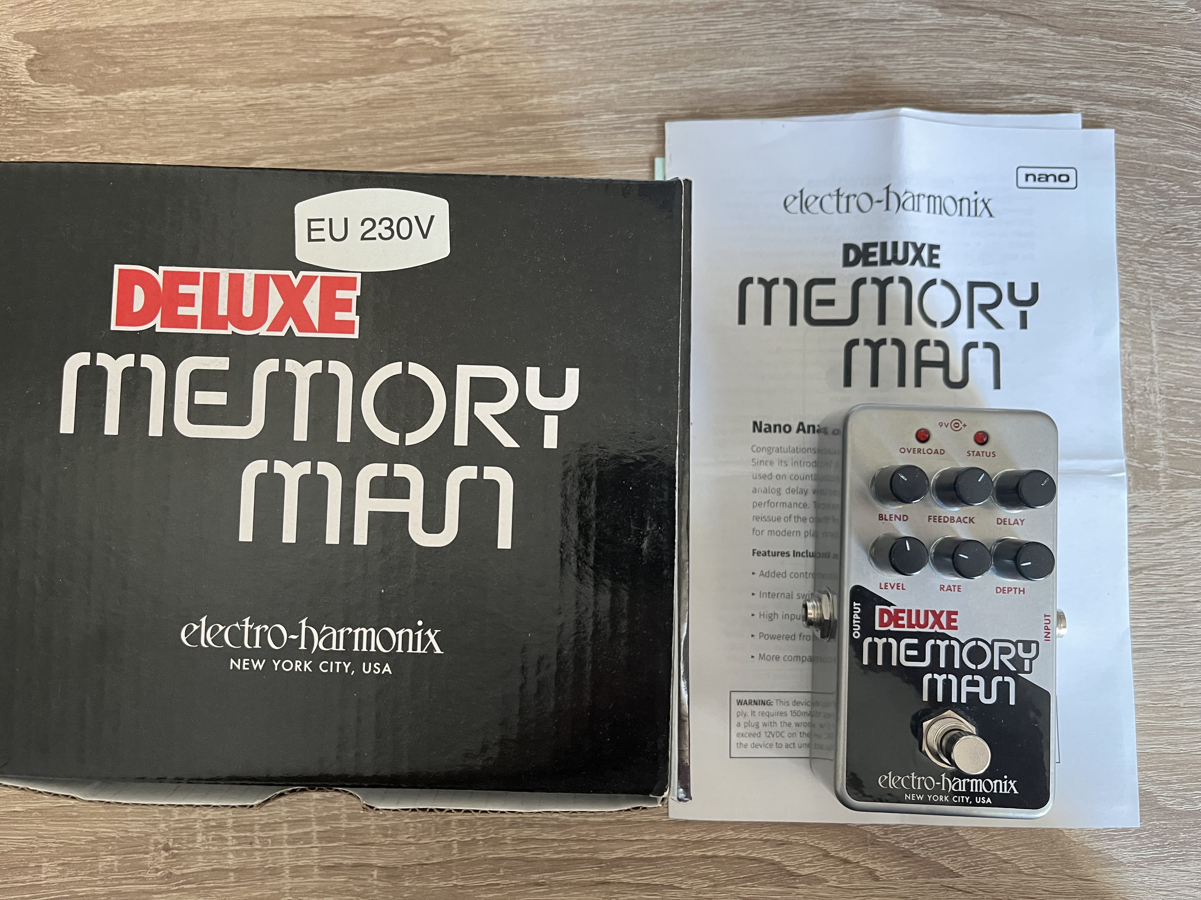 Vends EHX Nano Deluxe Memory Man