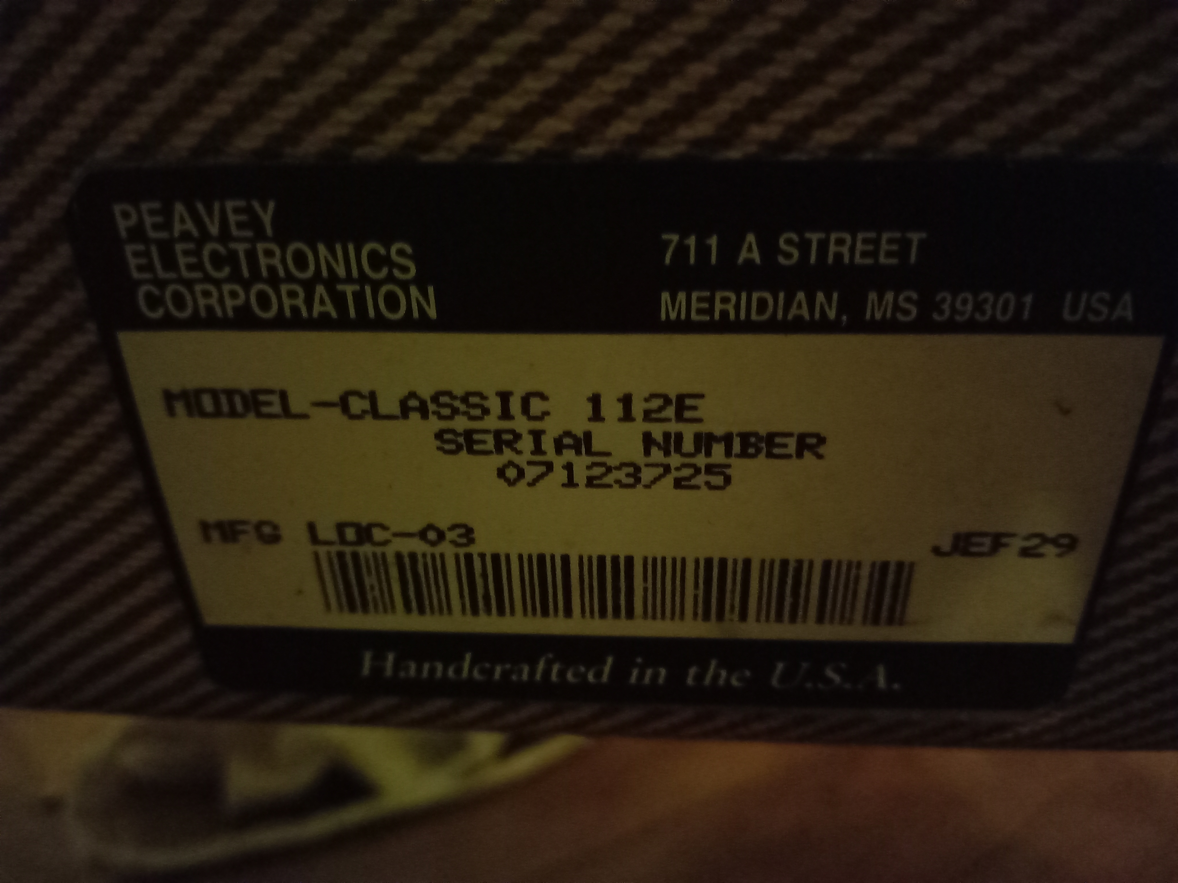 Peavey Classic 112E (42368)