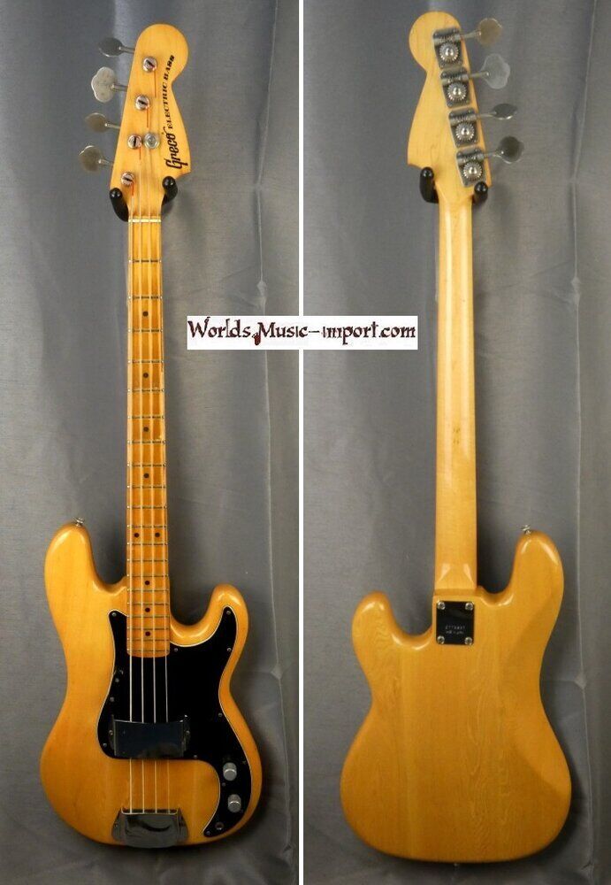 GRECO Precision Bass PB-580N 1977 Ash Nat Japon