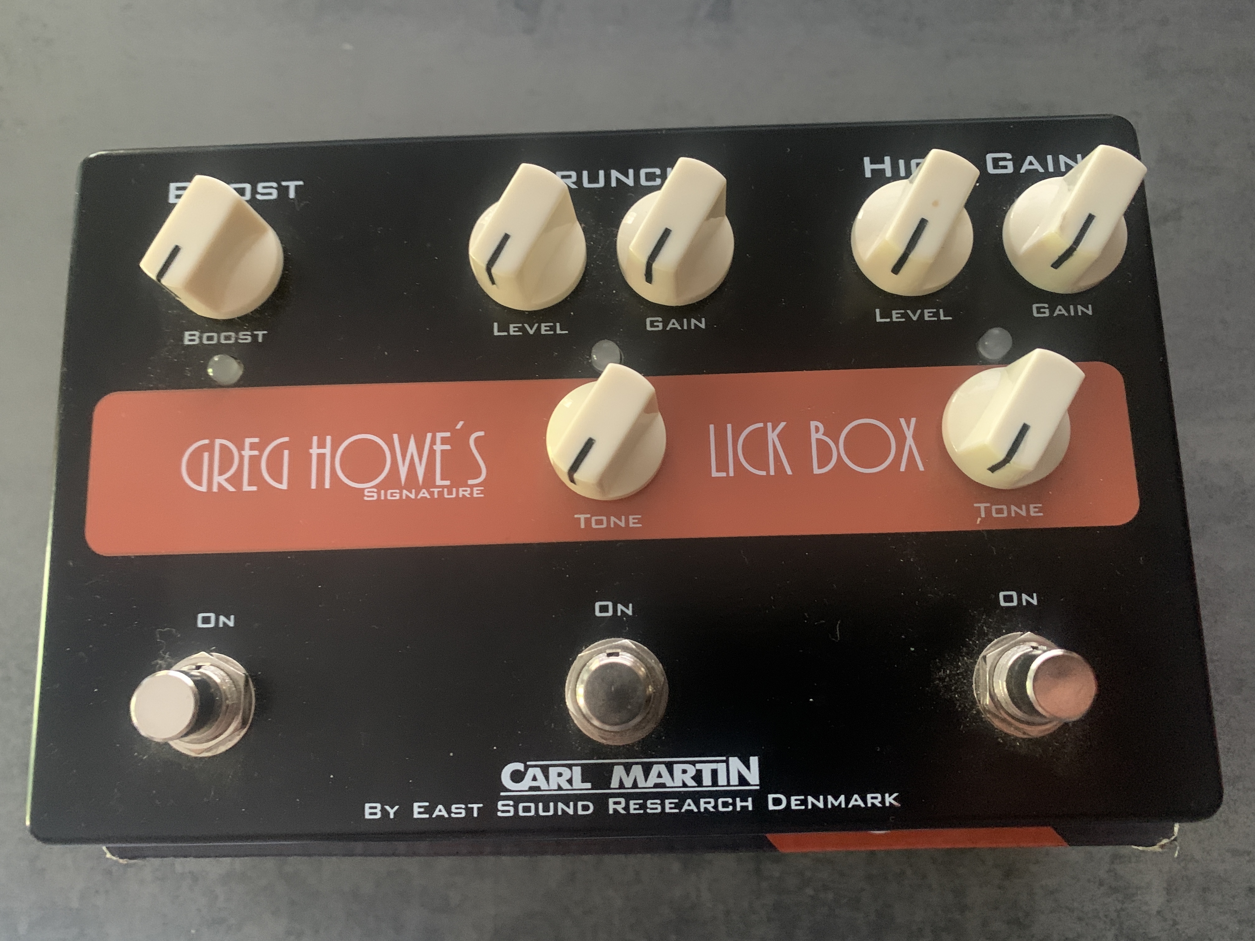 Vends Carl Martin Lick box en bon état: 140€