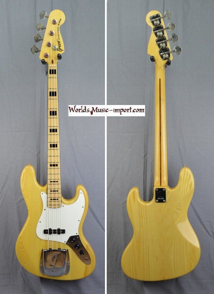 GRECO Jazz Bass JB600N 1975 Ash Nat JB'75 Japon