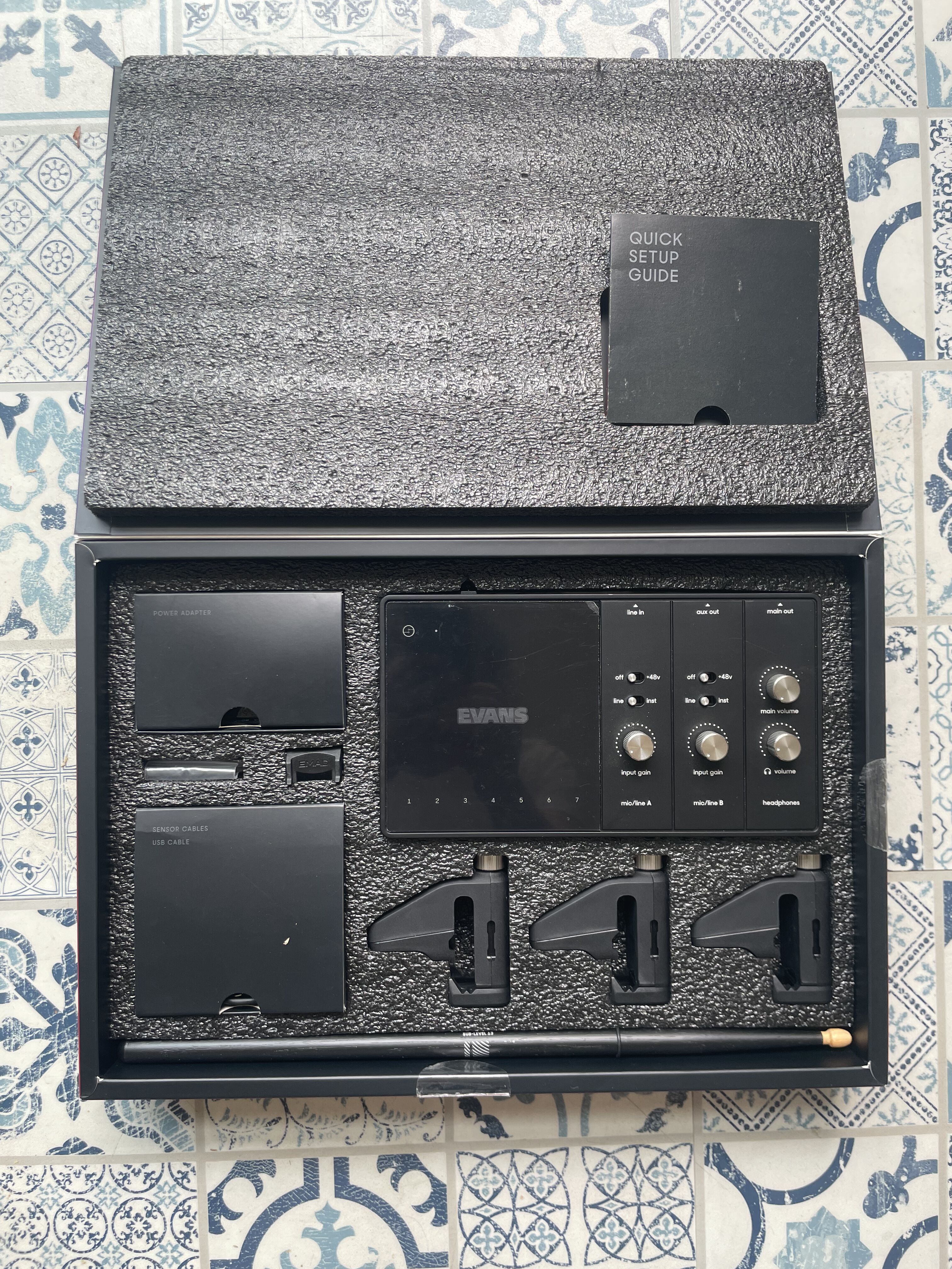 Evans Hybrid Sensory percussion bundle 3 triggers