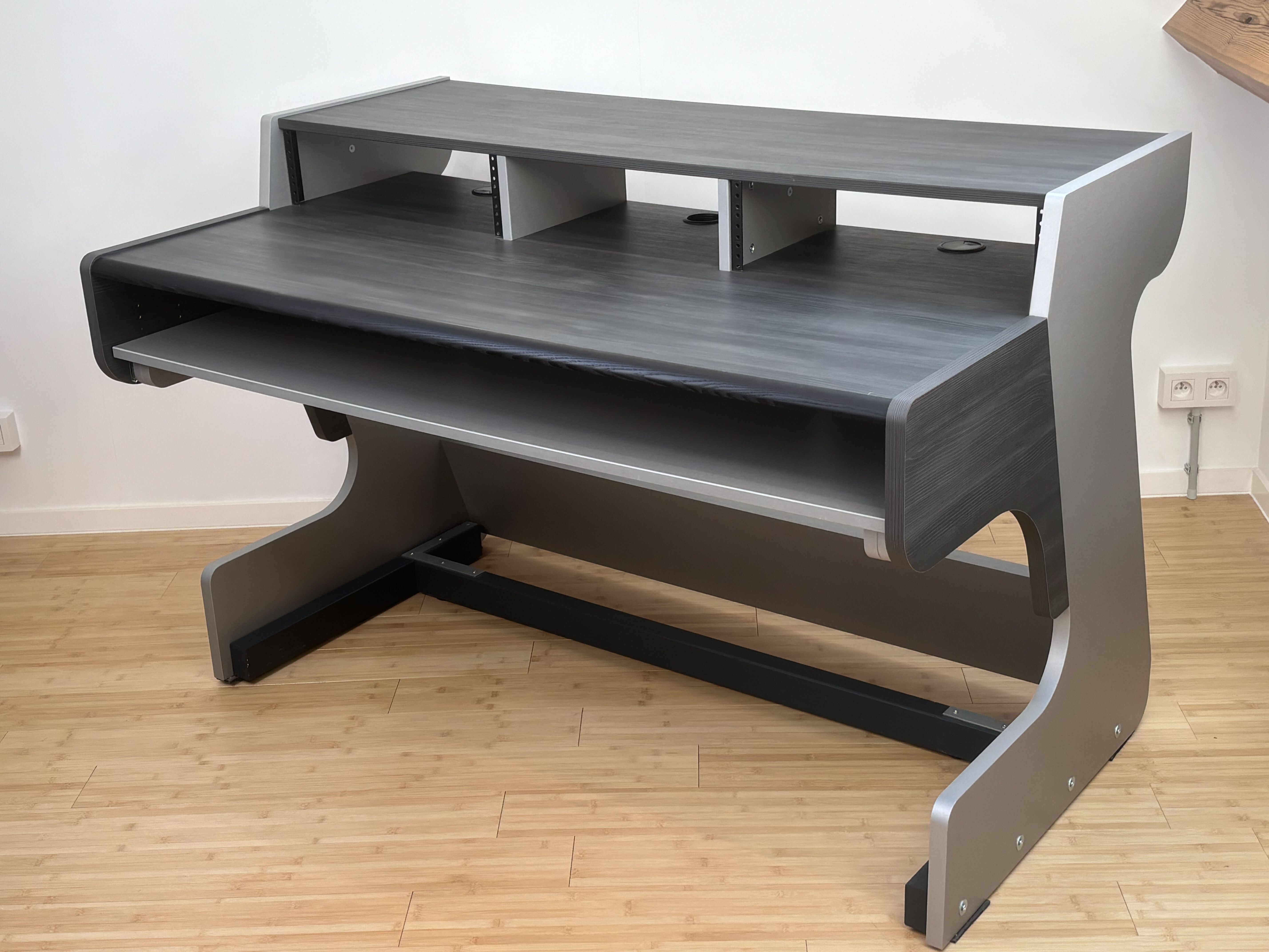 Studio desk - Zaor Miza 88 Flex Wengé Grey