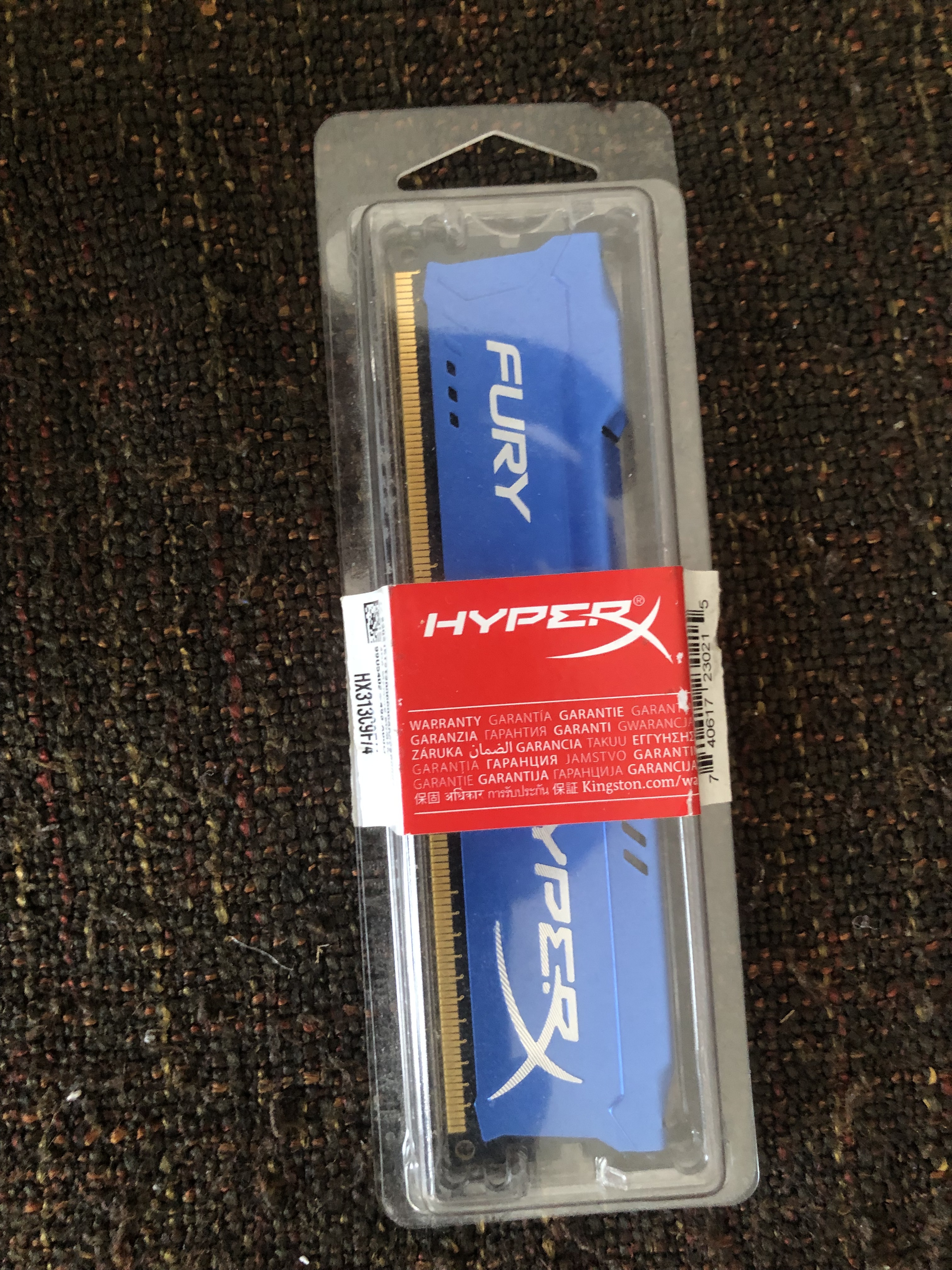 HyperX Fury Memory Blue HX313C9F 4 GB 01