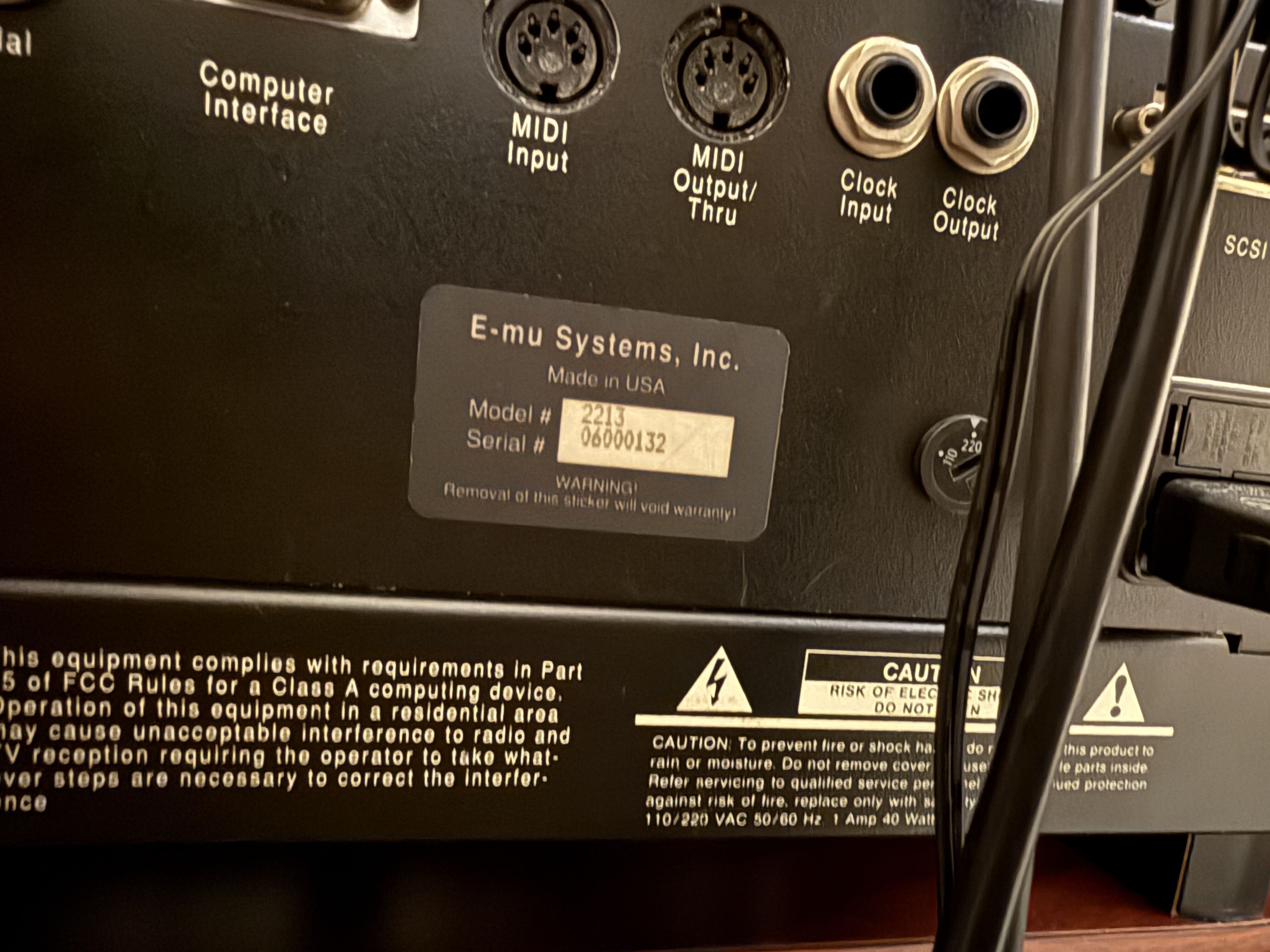 E-MU Emax II Rack (6979)