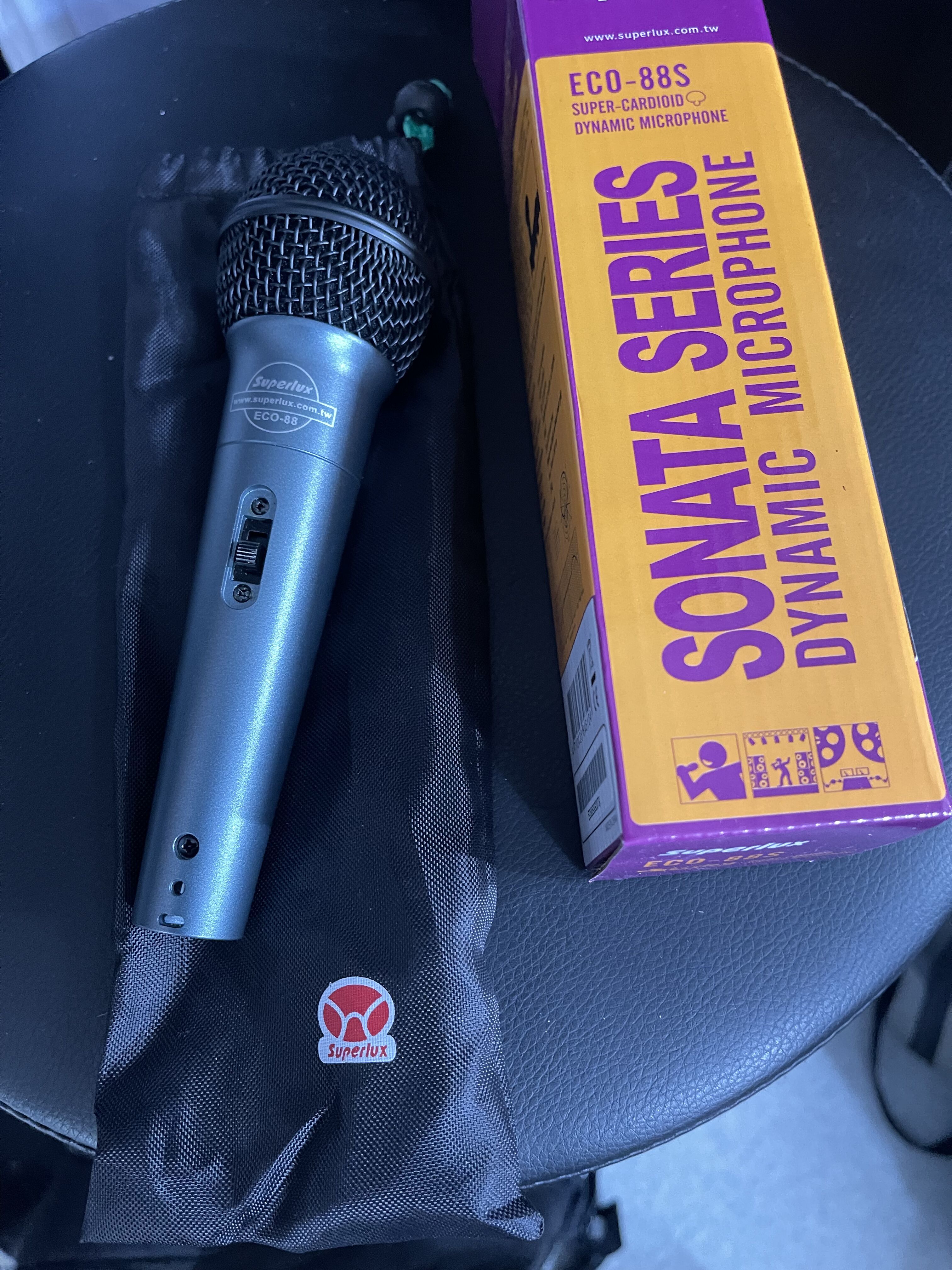 Vends set de micros dynamiques de chant Superlux