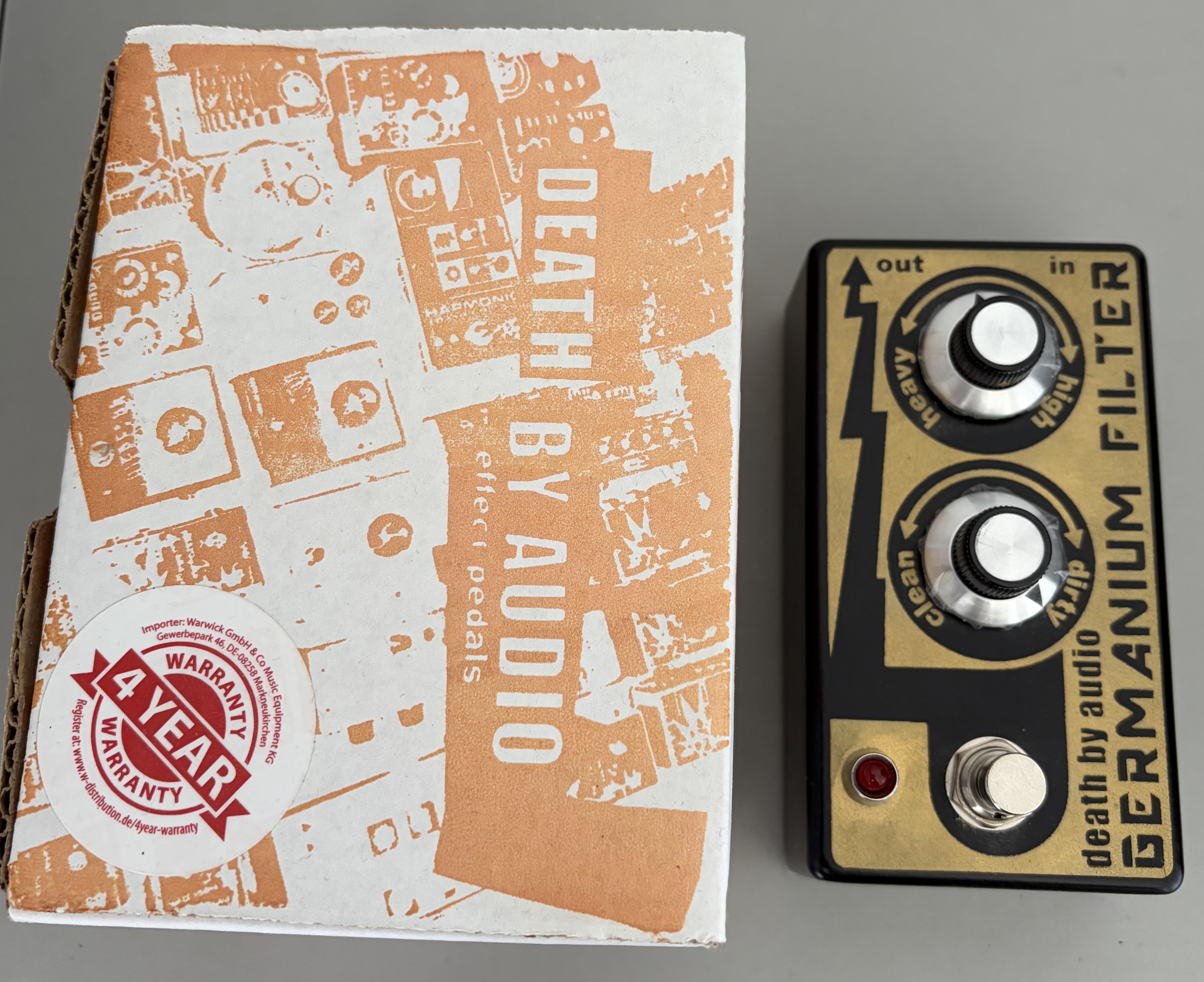 Death By Audio Germanium Filter – excellent état + boîte