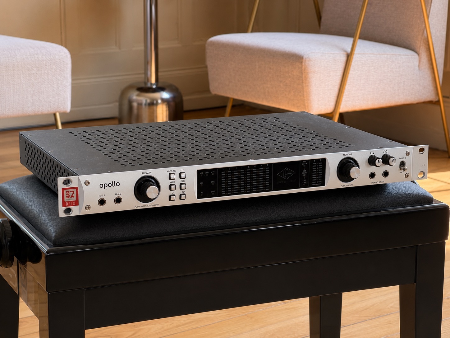 UAD Apollo DUO + Câble Thunderbolt + Adaptateur Apple