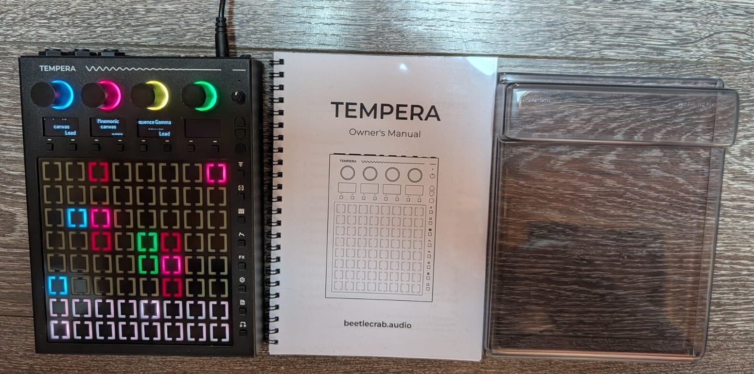 Beetlecrab Audio Tempera + Decksaver cover