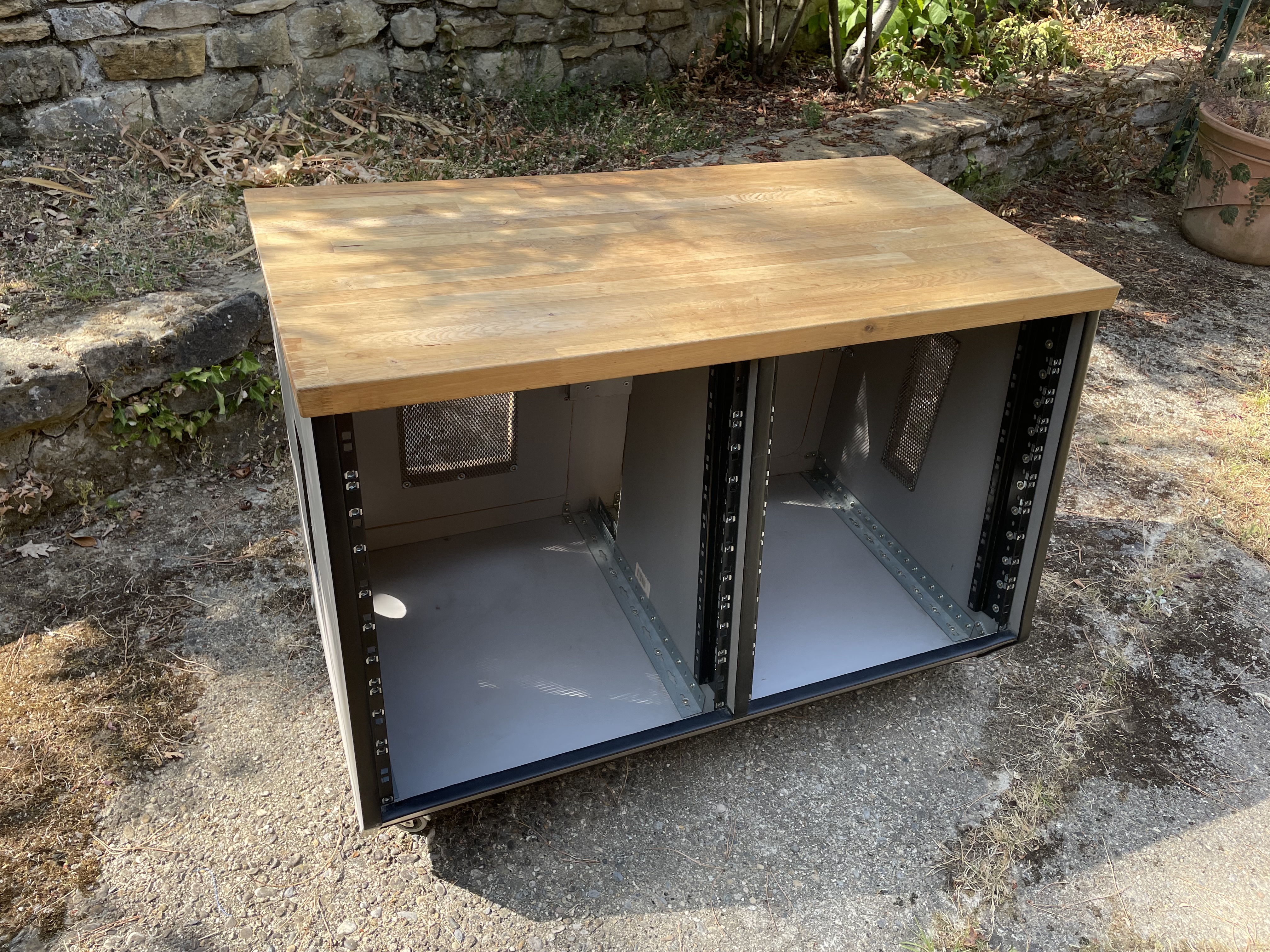 Meuble Studio Type Side Rack 2X12U (DIY)