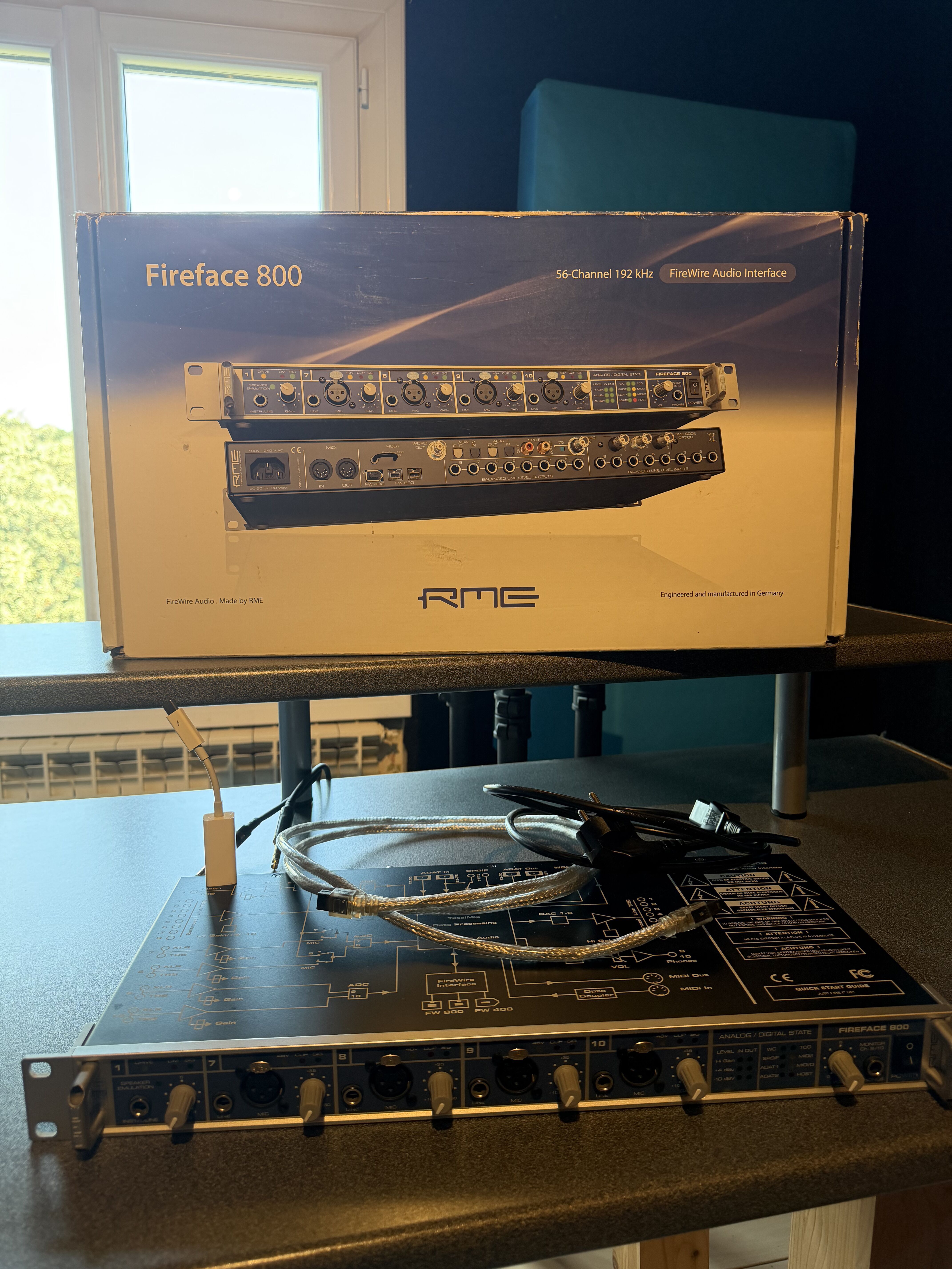 RME Fireface 800 - Comme neuve - 1ère main - Boîte + adaptateur Apple 