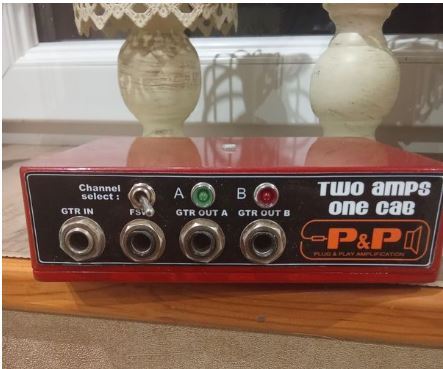 P&P TAOC two amp one cab avec footswitch