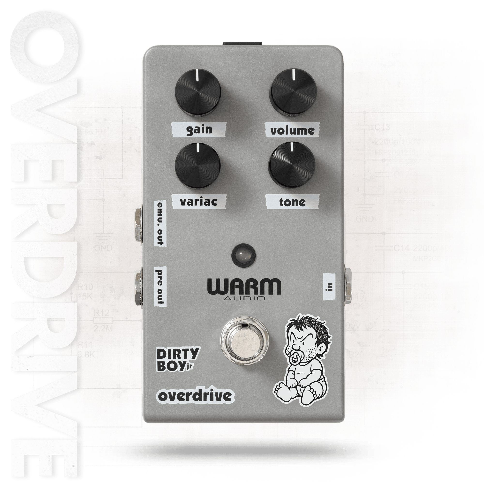 Warm Audio Dirty Boy Jr. Overdrive Preamp : Dirty Boy Jr. Overdrive Preamp
