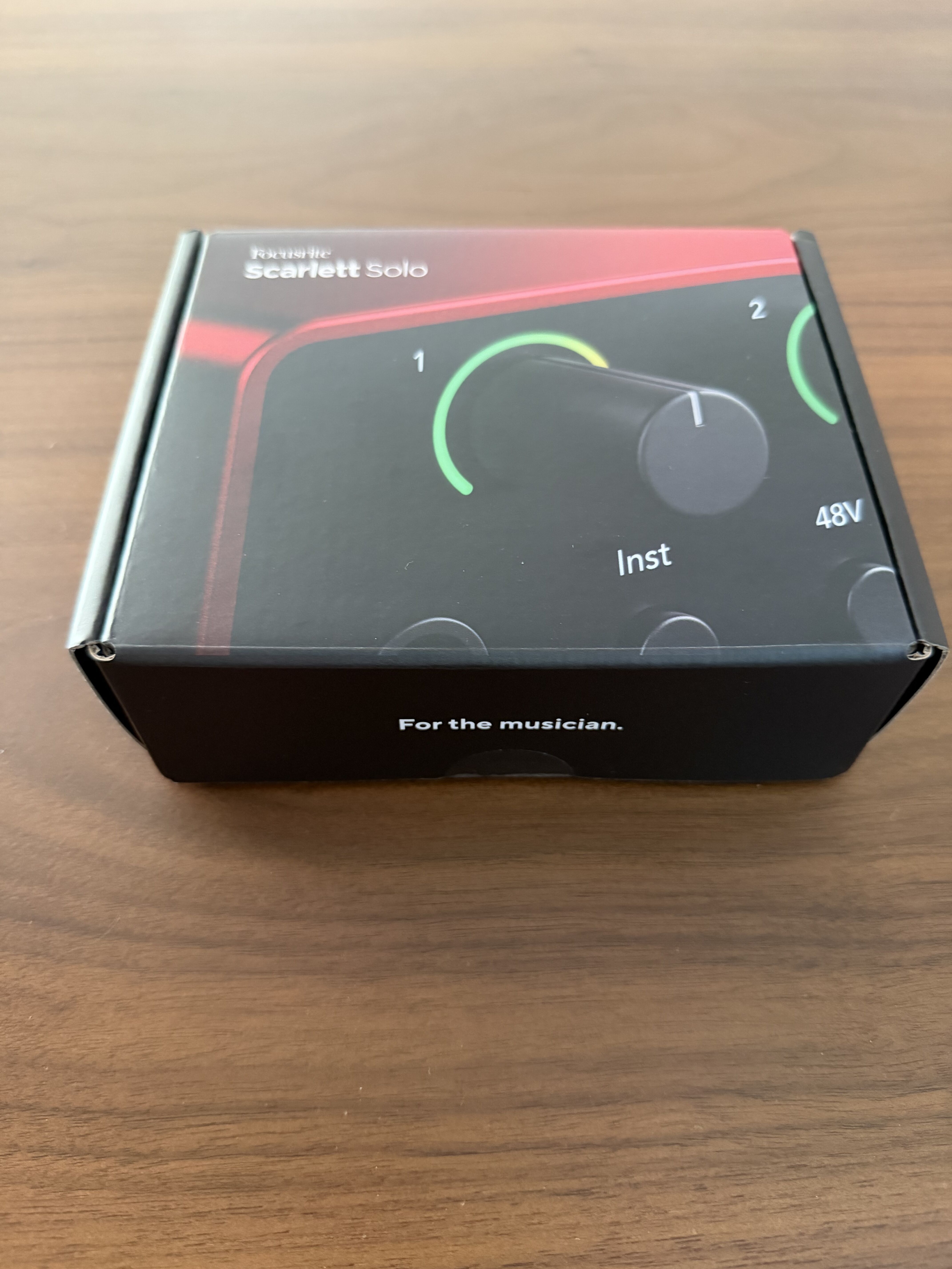 Focusrite Scarlett Solo G4 Neuf jamais utilisé.