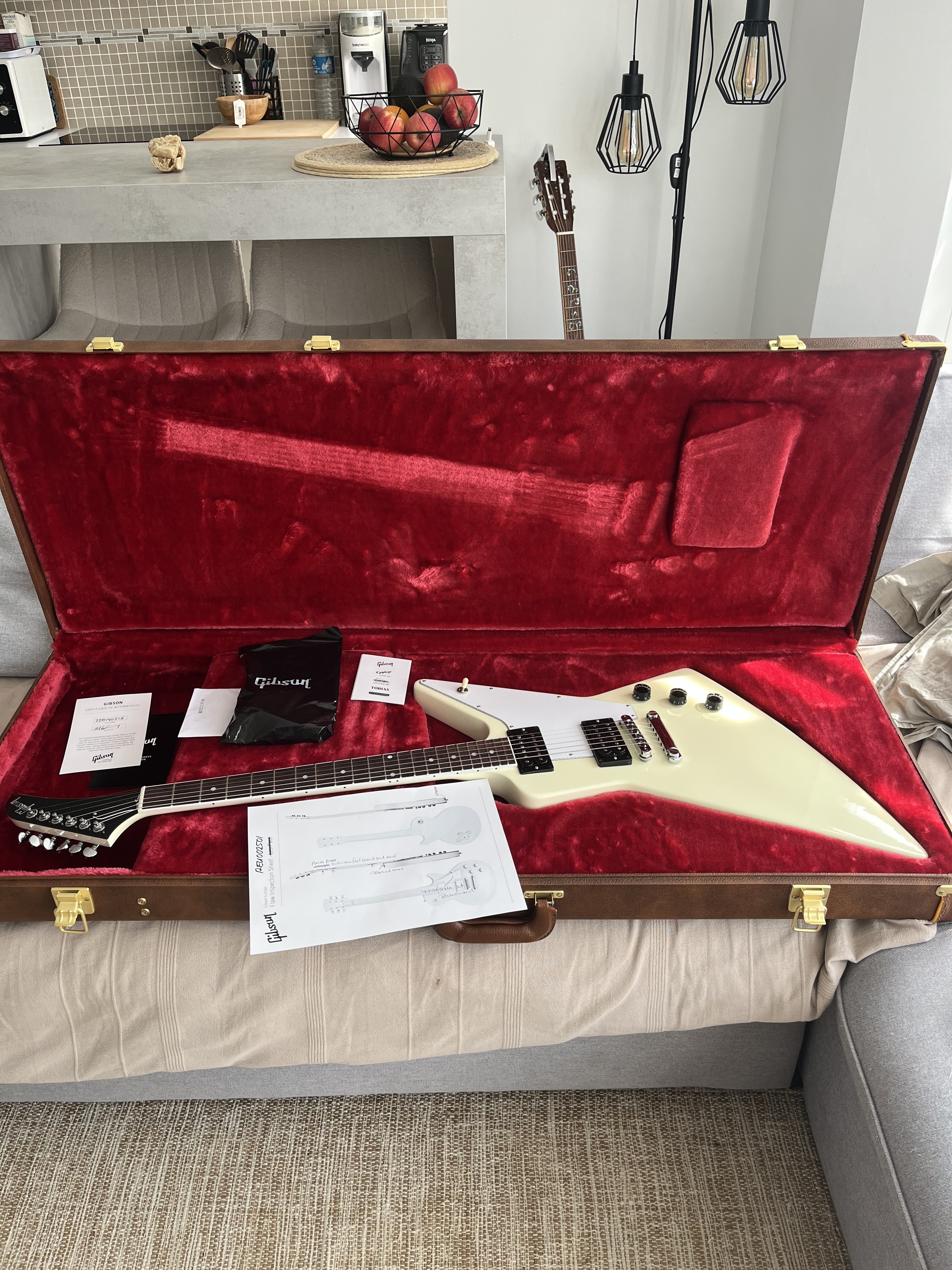 Gibson 70s Explorer - Classic White - Neuve