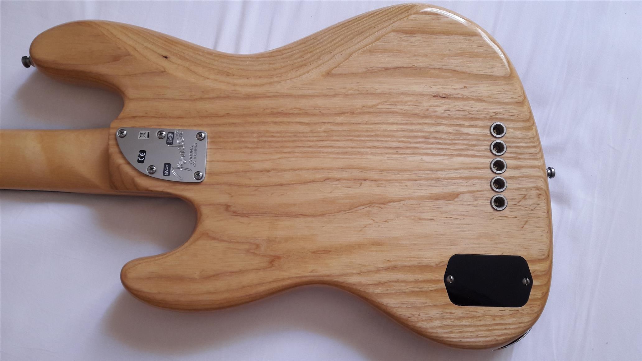 Fender - Jazz Bass USA American Deluxe 2010 V 5C ASH MN Natural (6)