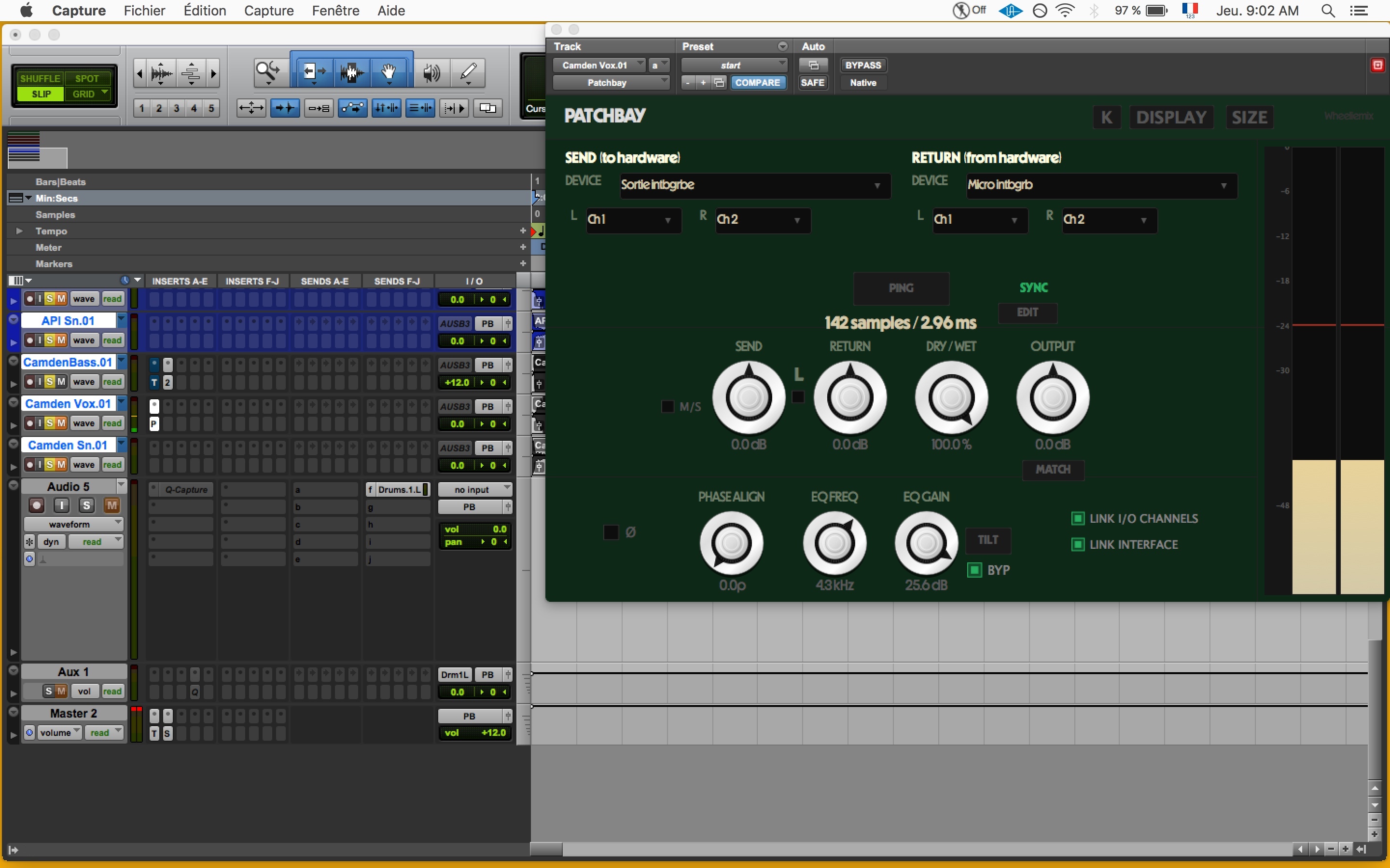 Patchbay green