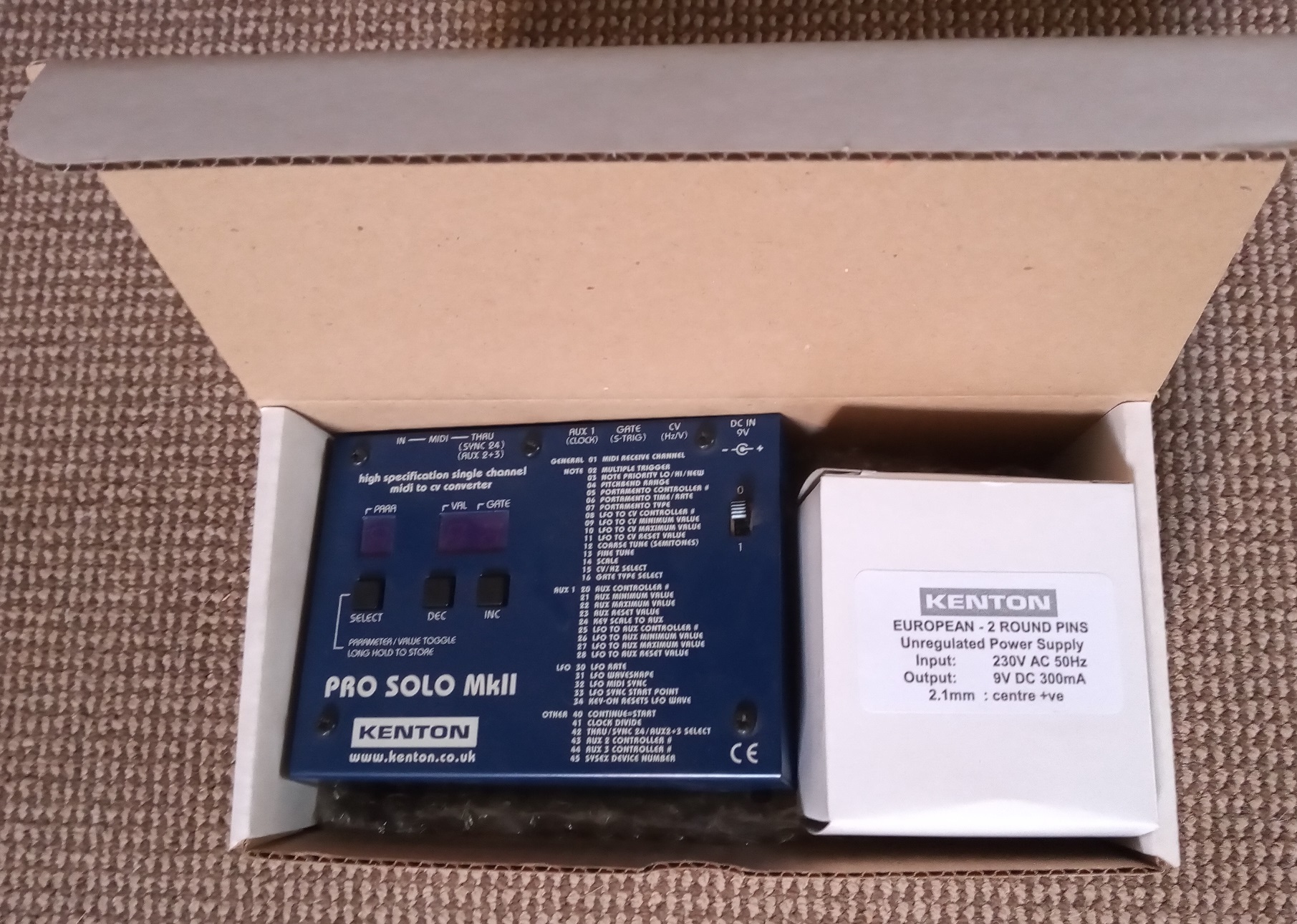 Vends Kenton Pro Solo MKII