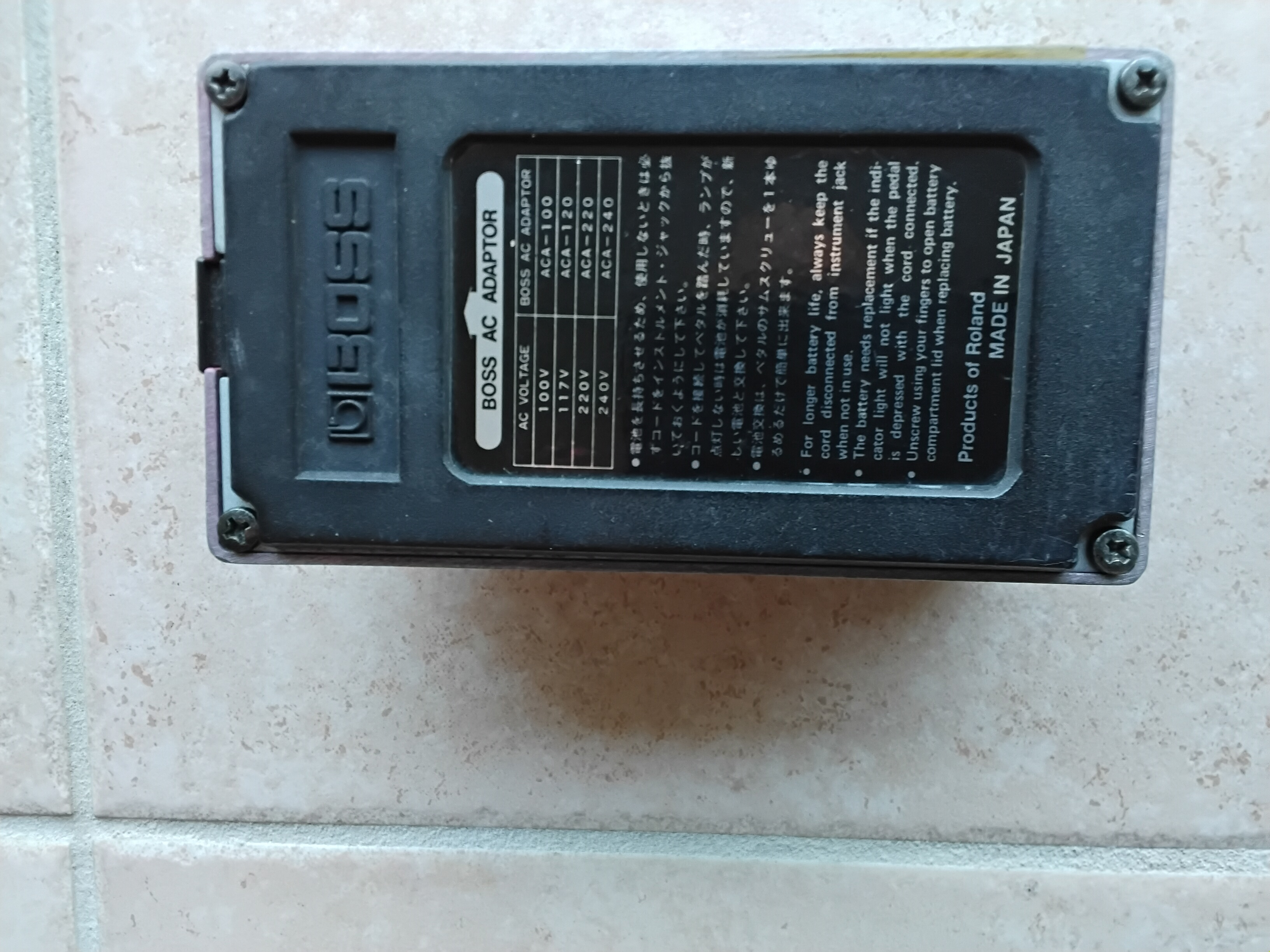 Vends boss dm2 1982