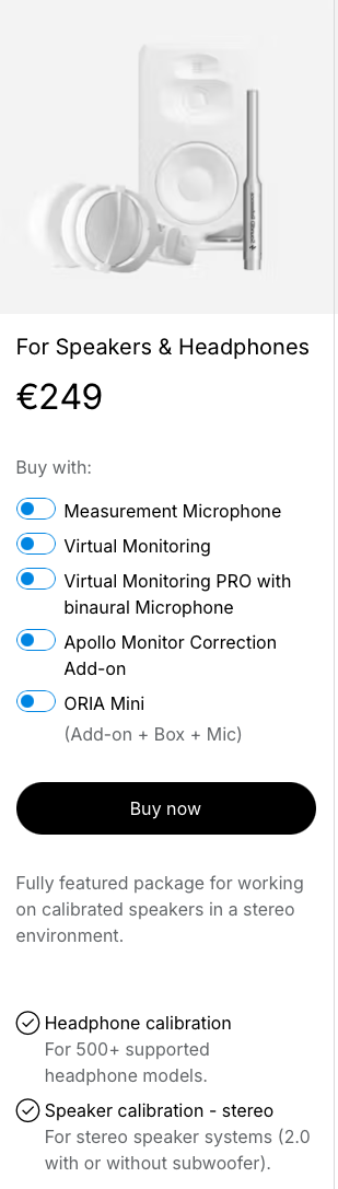 Sonarworks SoundID Reference for Speakers & Headphones
